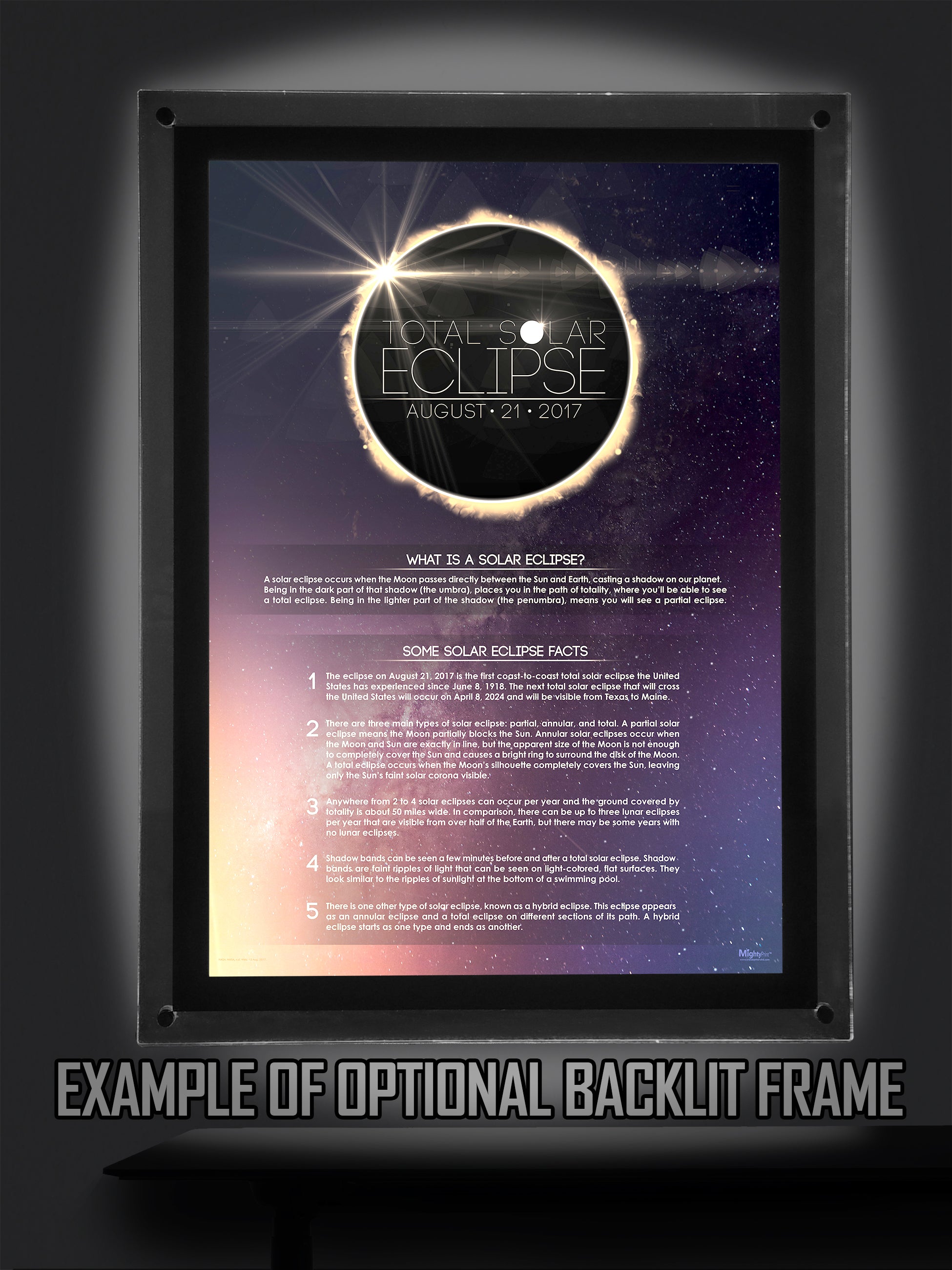 Solar Eclipse August 21, 2017 MightyPrint™ MP17240350