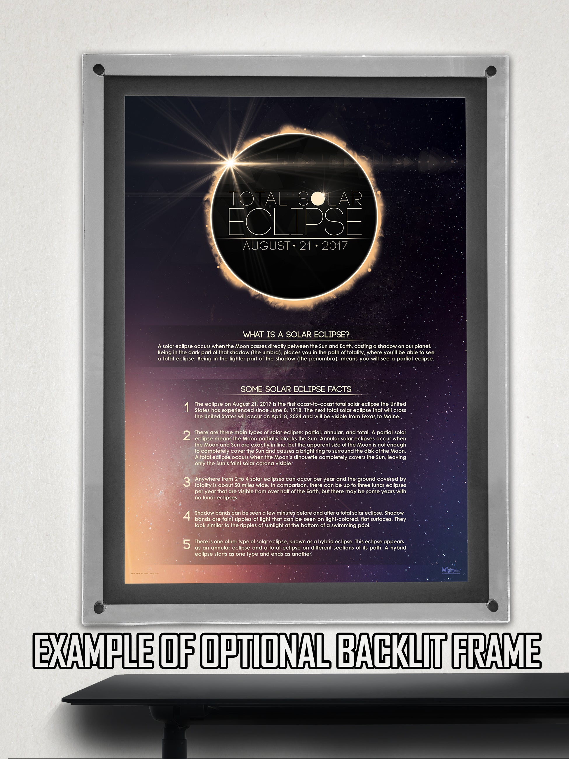 Solar Eclipse August 21, 2017 MightyPrint™ MP17240350