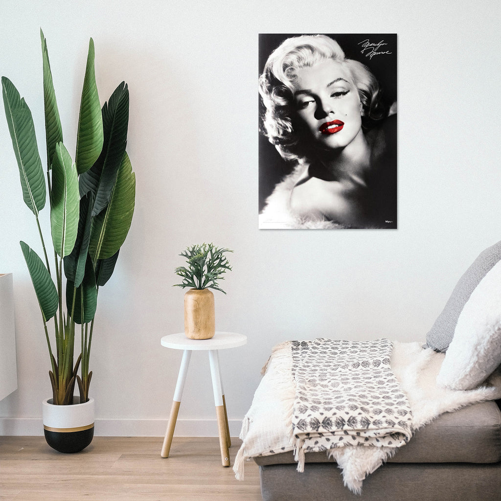 Marilyn Monroe (Red Lips) MightyPrint™ Wall Art MP17240369