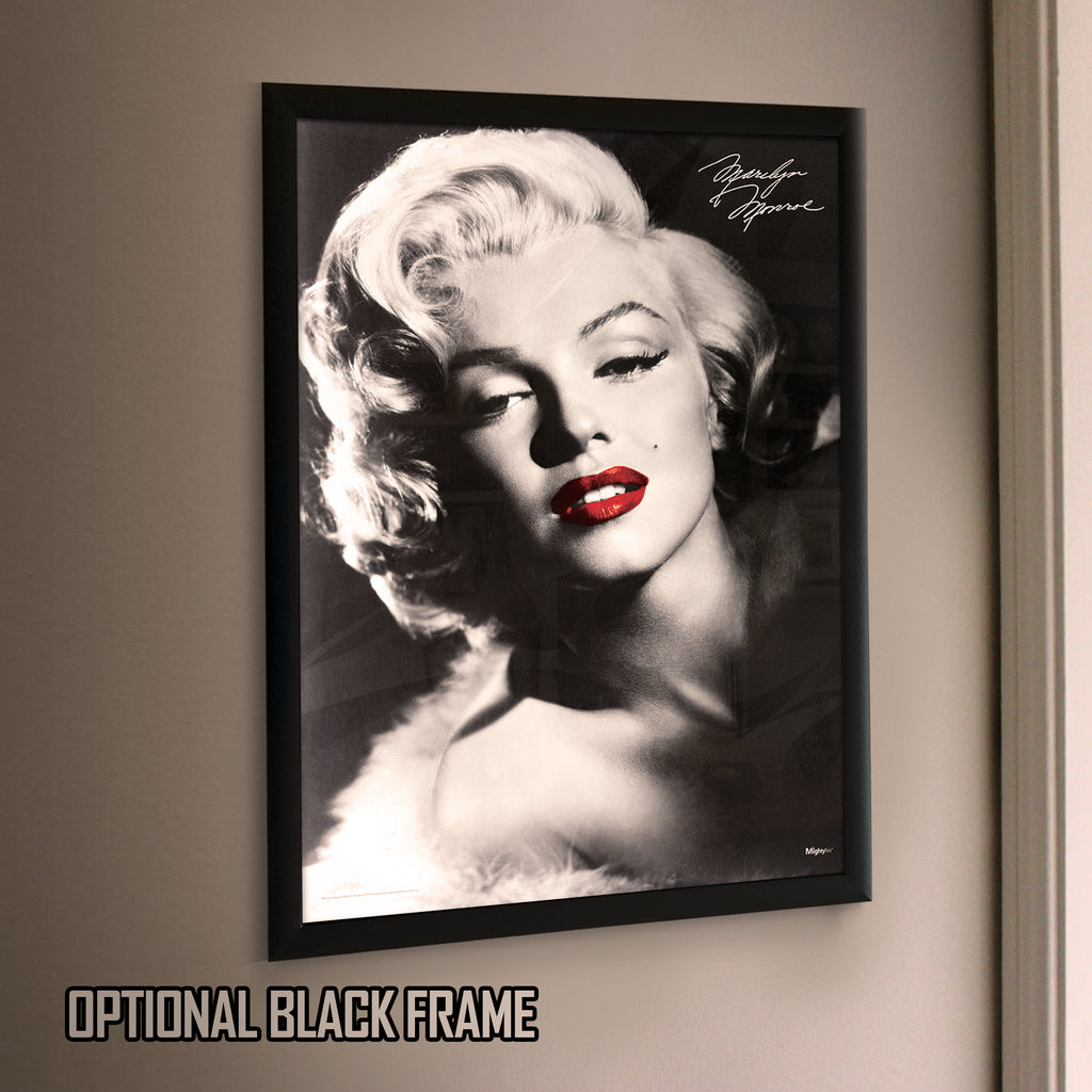 Marilyn Monroe (Red Lips) MightyPrint™ Wall Art MP17240369