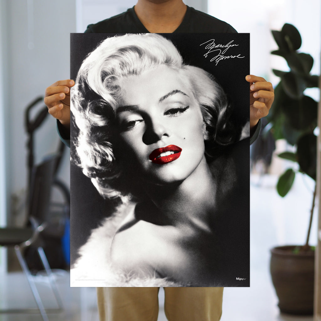 Marilyn Monroe (Red Lips) MightyPrint™ Wall Art MP17240369