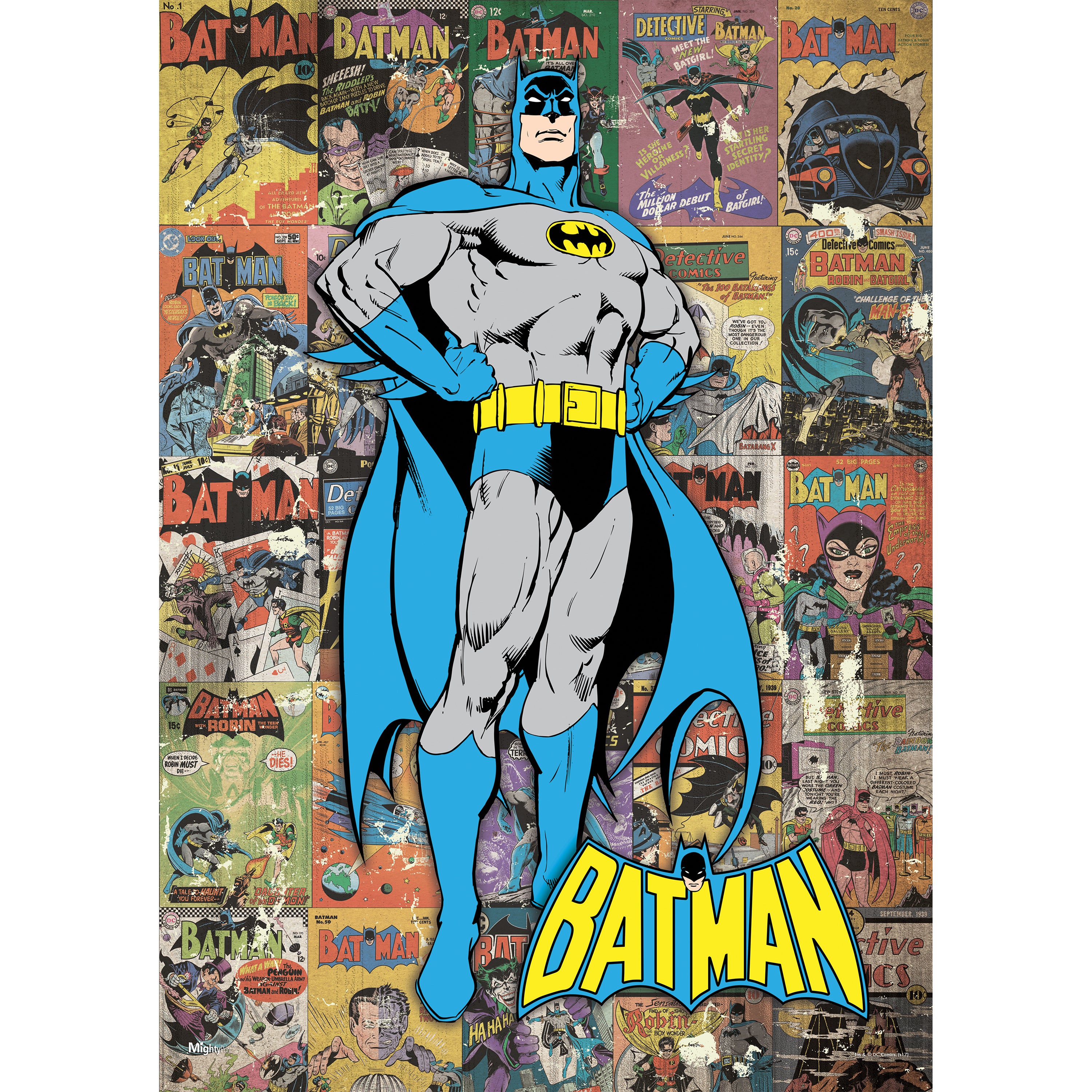 DC Comics (Batman - Comic Collage) MightyPrint™ Wall Art MP17240371