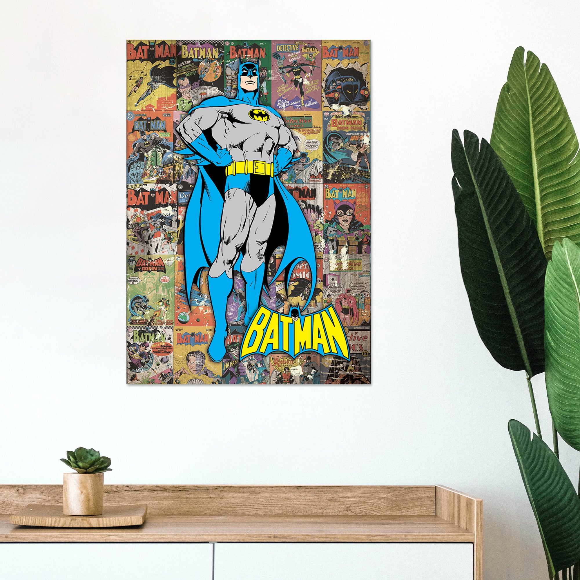 DC Comics (Batman - Comic Collage) MightyPrint™ Wall Art MP17240371