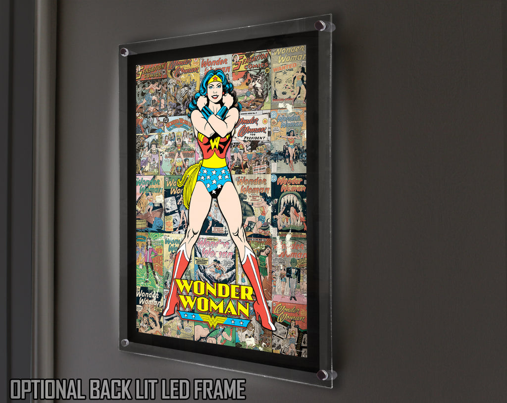 DC Comics (Wonder Woman - Comic Collage) MightyPrint™ Wall Art MP17240372