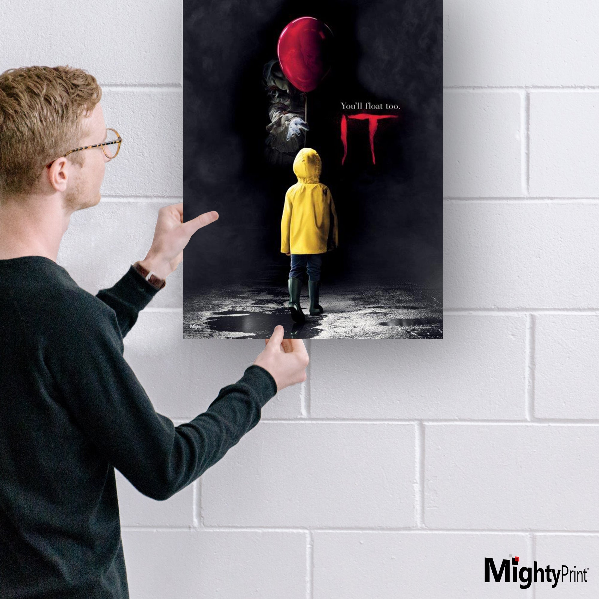 IT: Chapter 1 (Youll Float Too) Horror MightyPrint™ Wall Art MP17240381