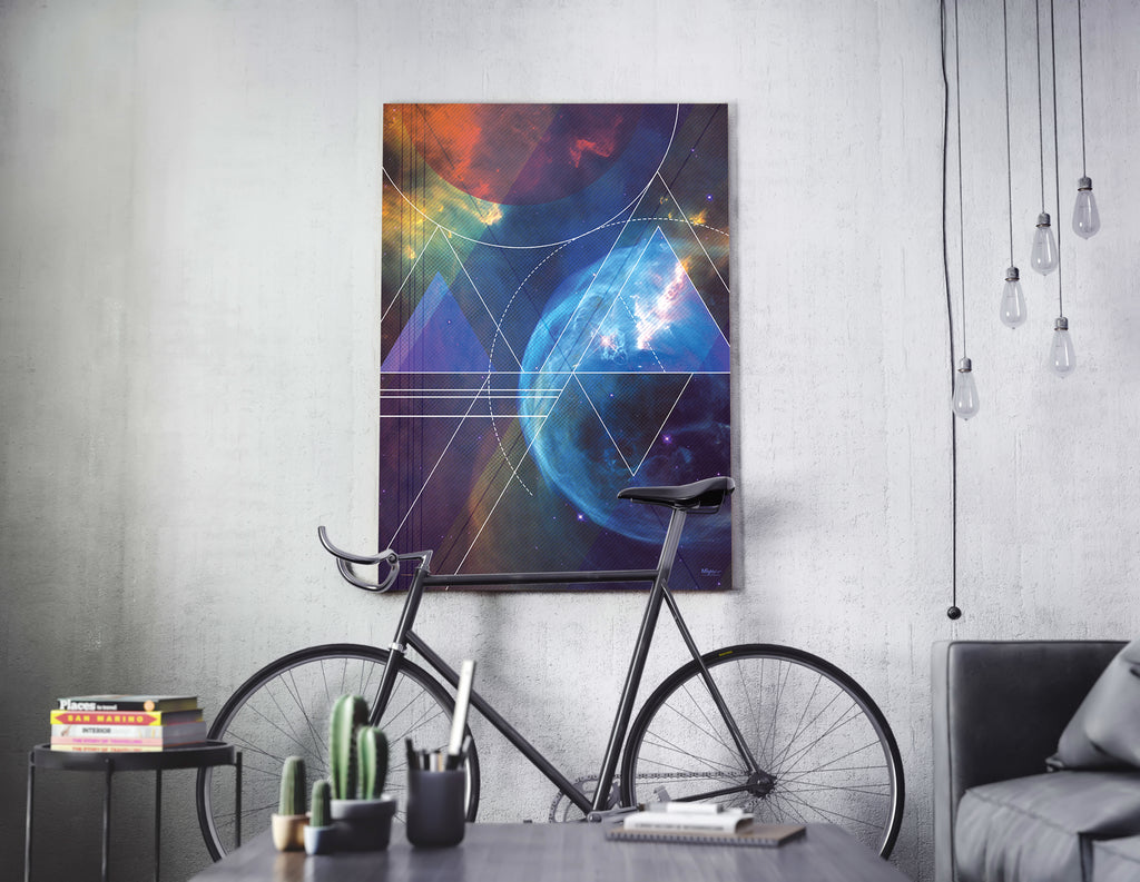 Minimalist Geometric Galaxy (Circles) MightyPrint™ Wall Art MP17240383