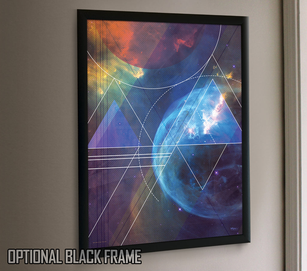 Minimalist Geometric Galaxy (Circles) MightyPrint™ Wall Art MP17240383