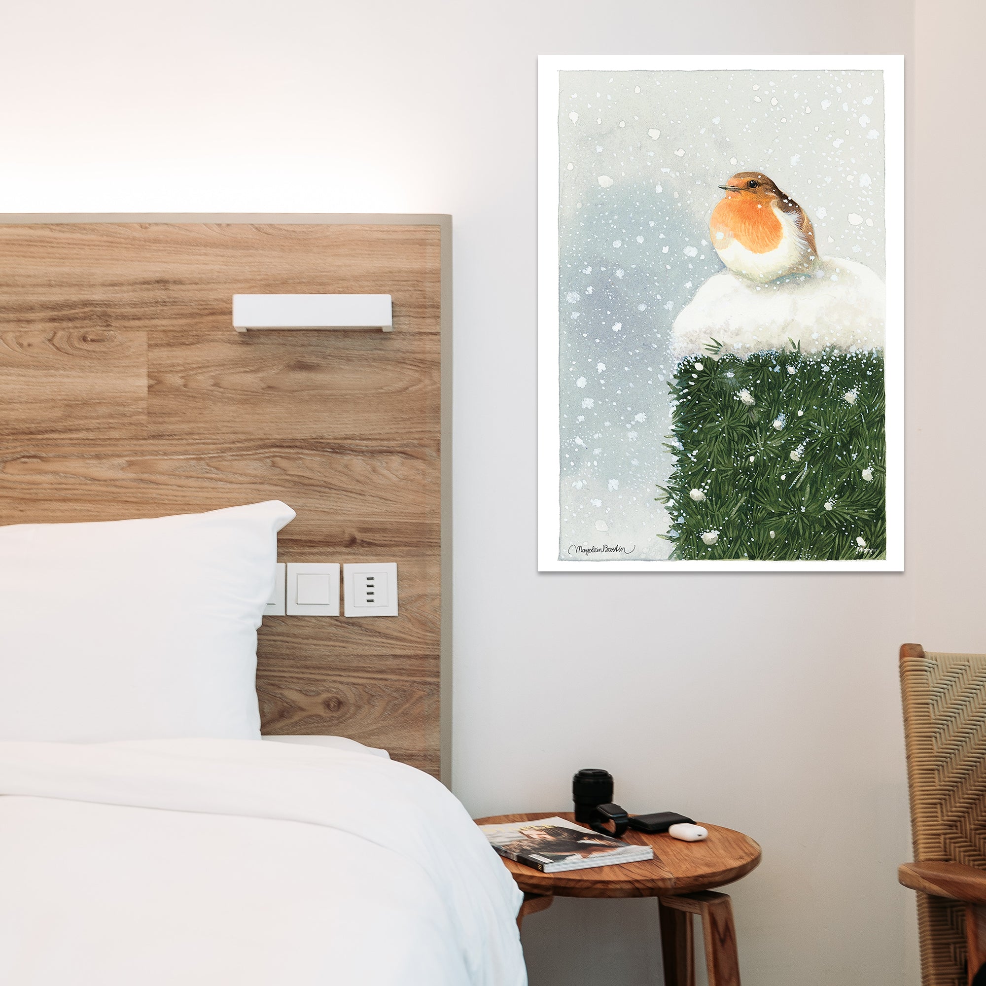 Marjolein Bastin (Red Breasted Robin) MightyPrint™ Wall Art MP17240396
