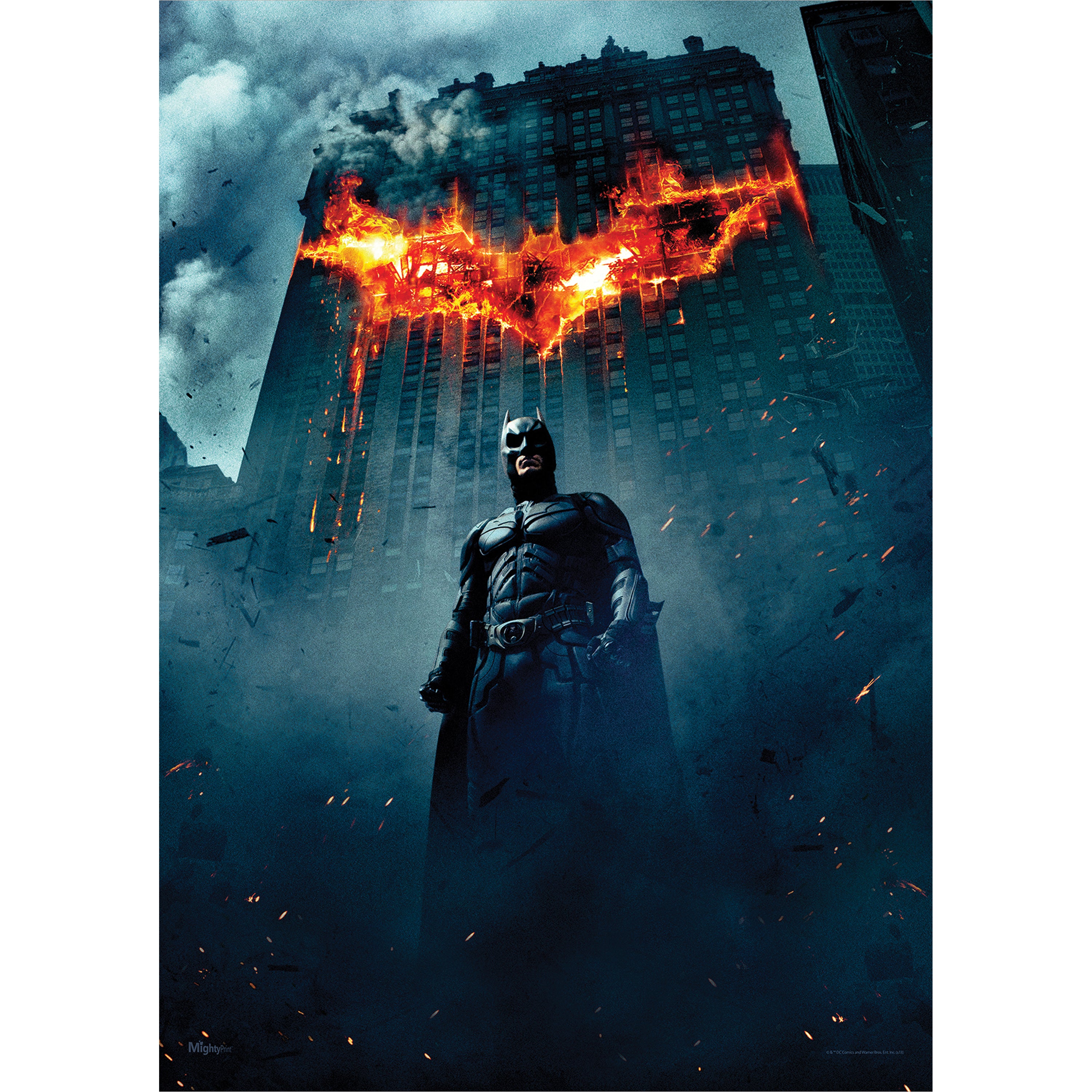The Dark Knight Trilogy (Burning Bat) MightyPrint™ MP17240410