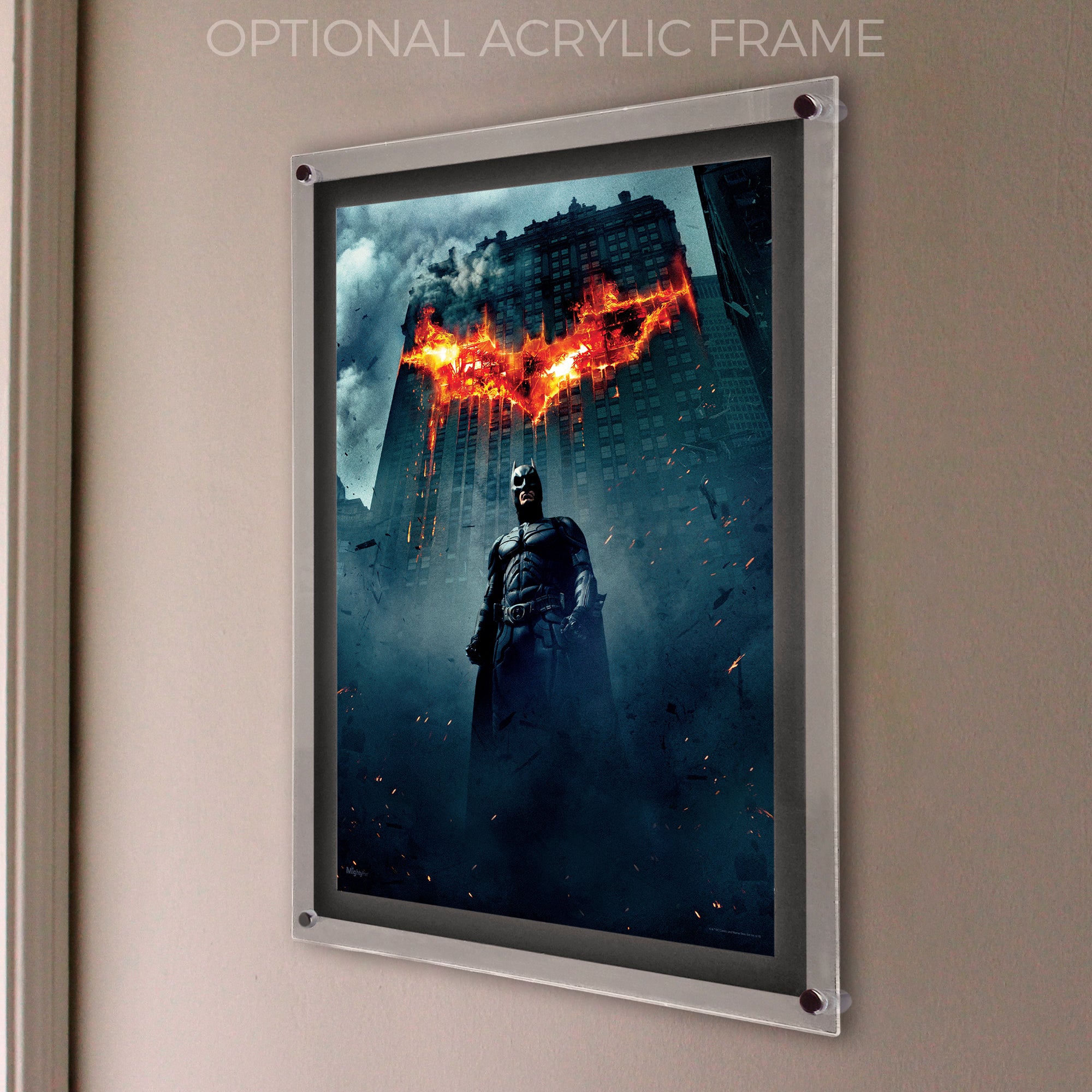 The Dark Knight Trilogy (Burning Bat) MightyPrint™ MP17240410