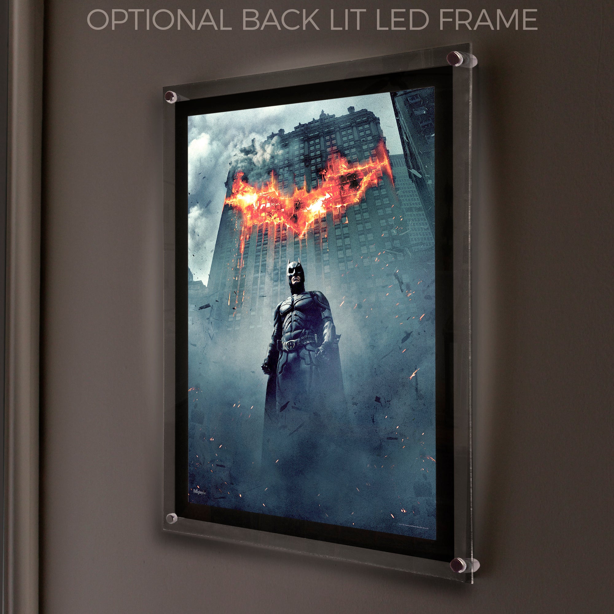 The Dark Knight Trilogy (Burning Bat) MightyPrint™ MP17240410