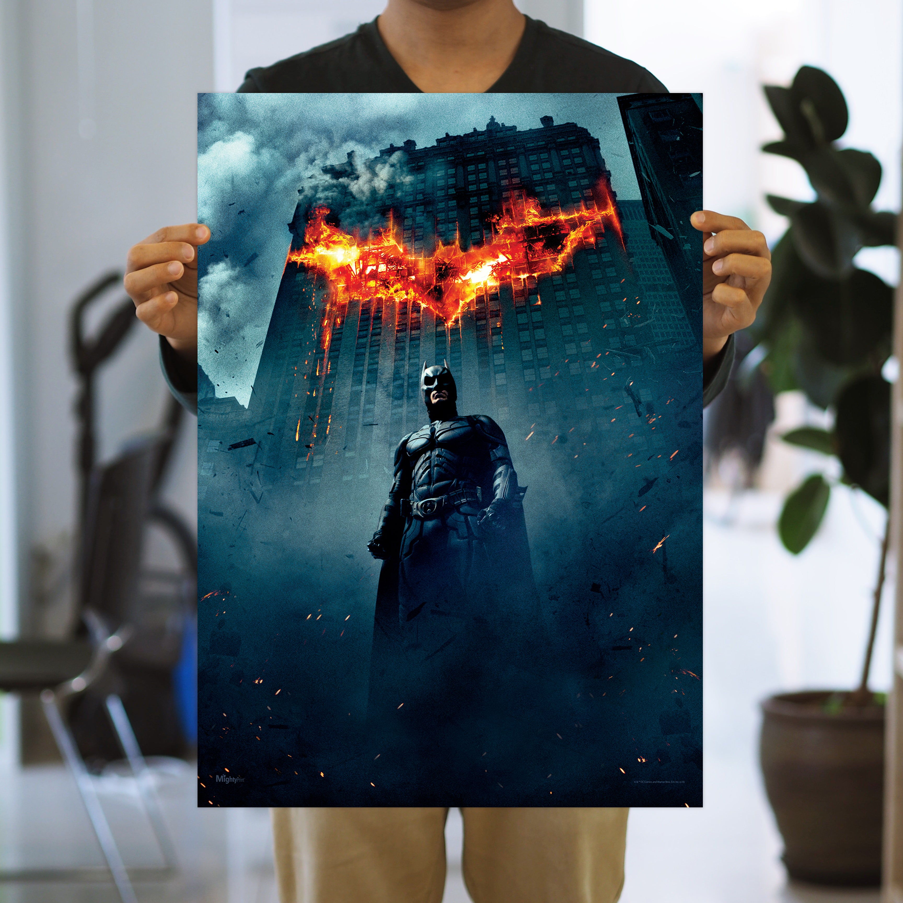 The Dark Knight Trilogy (Burning Bat) MightyPrint™ MP17240410