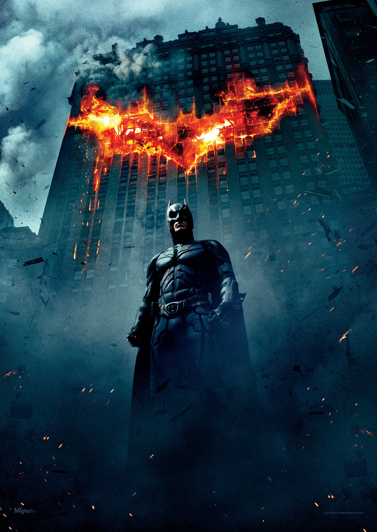 The Dark Knight Trilogy (Burning Bat) MightyPrint™ MP17240410