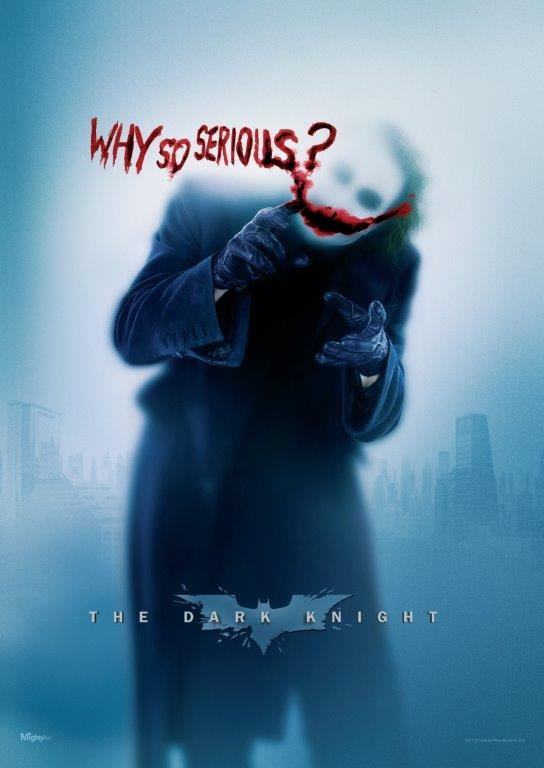 The Dark Knight Trilogy (Why So Serious) MightyPrint™ Wall Art MP17240411