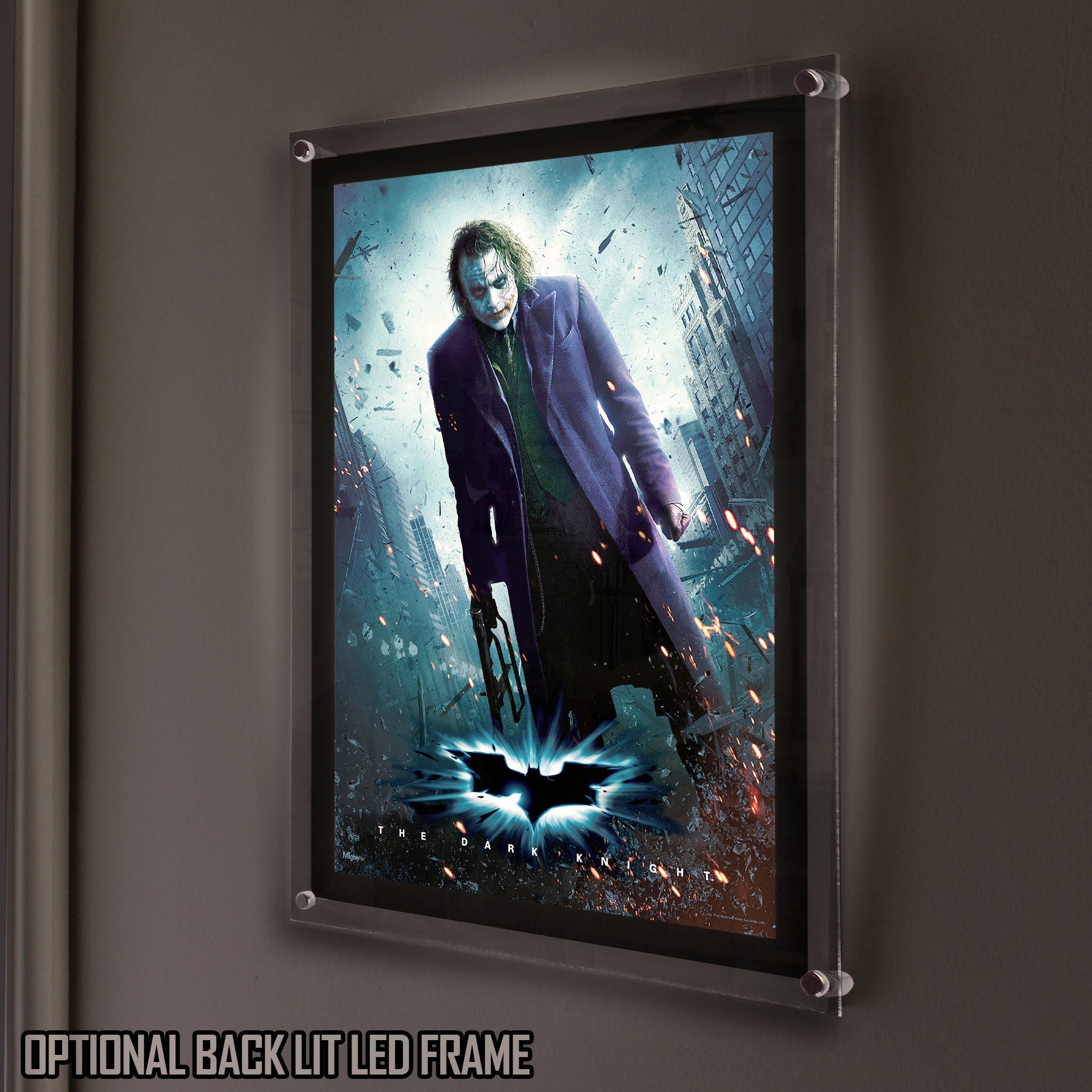 The Dark Knight Trilogy (Everything Burns) MightyPrint™ Wall Art MP17240412