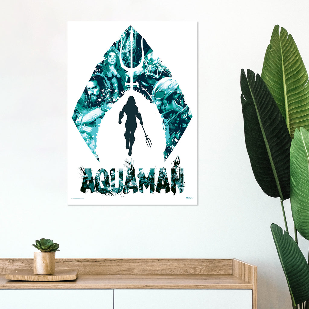 Aquaman (Collage) MightyPrint™ Wall Art MP17240426