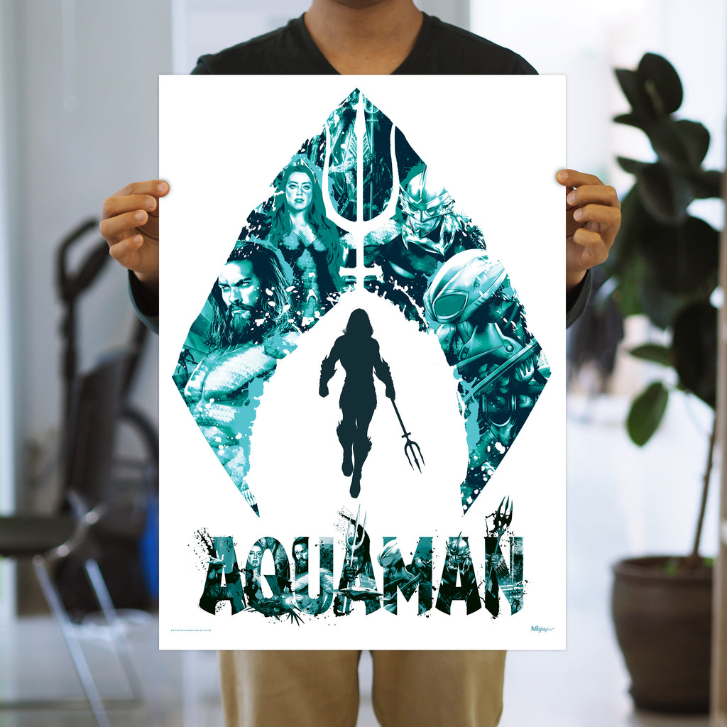 Aquaman (Collage) MightyPrint™ Wall Art MP17240426