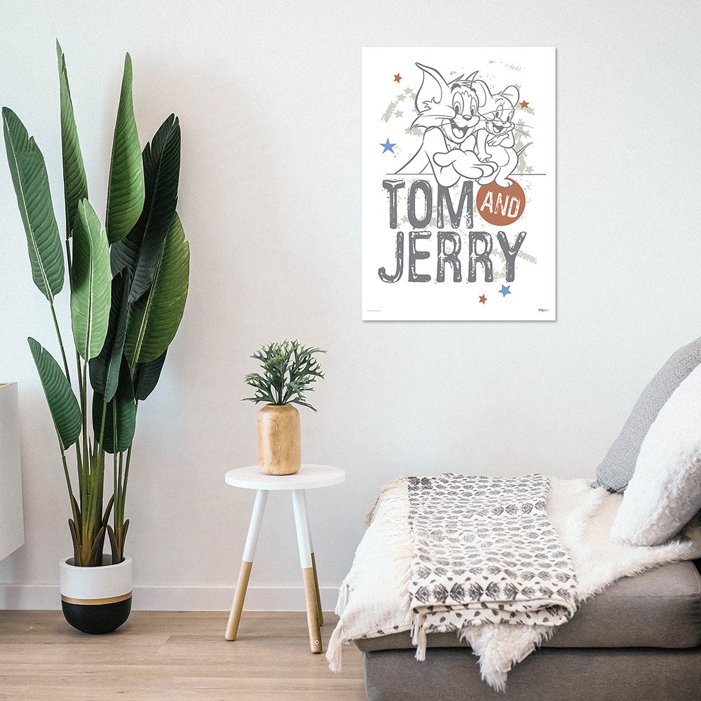 Tom and Jerry (Modern Vintage) MightyPrint™ Wall Art MP17240436