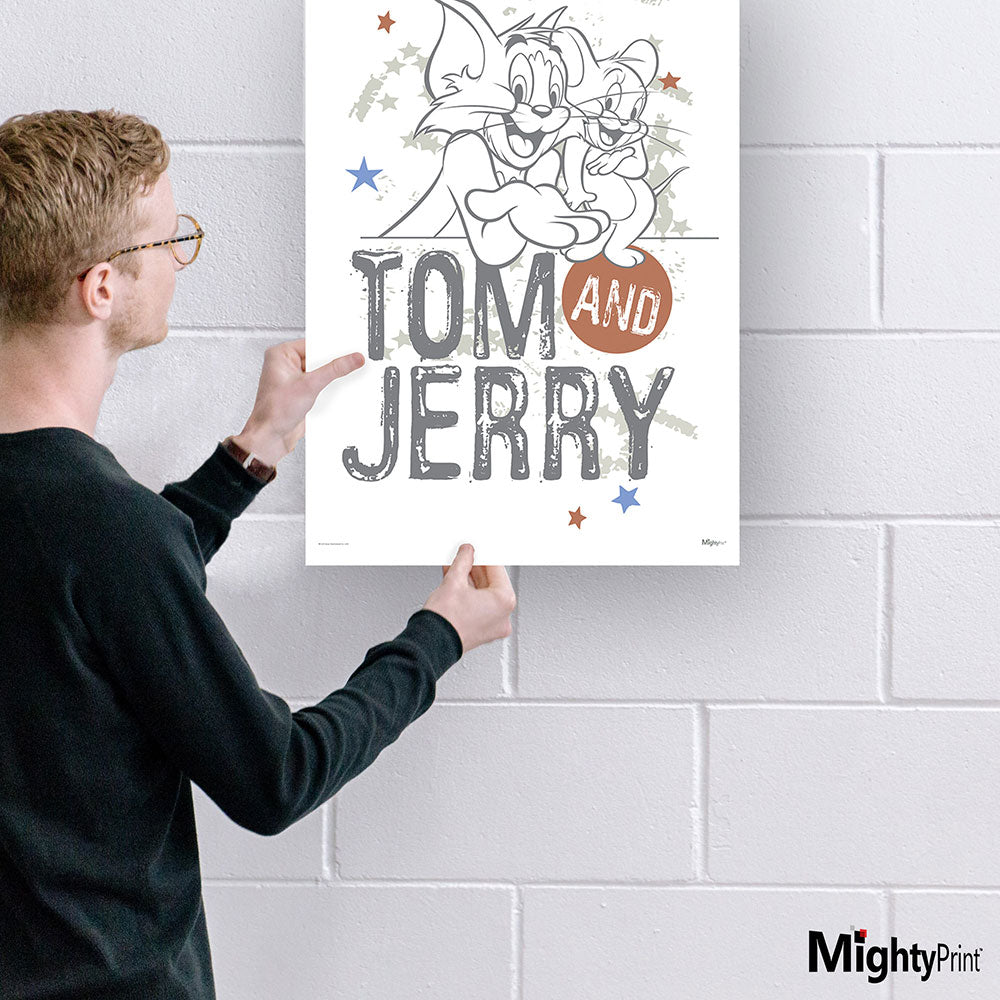 Tom and Jerry (Modern Vintage) MightyPrint™ Wall Art MP17240436