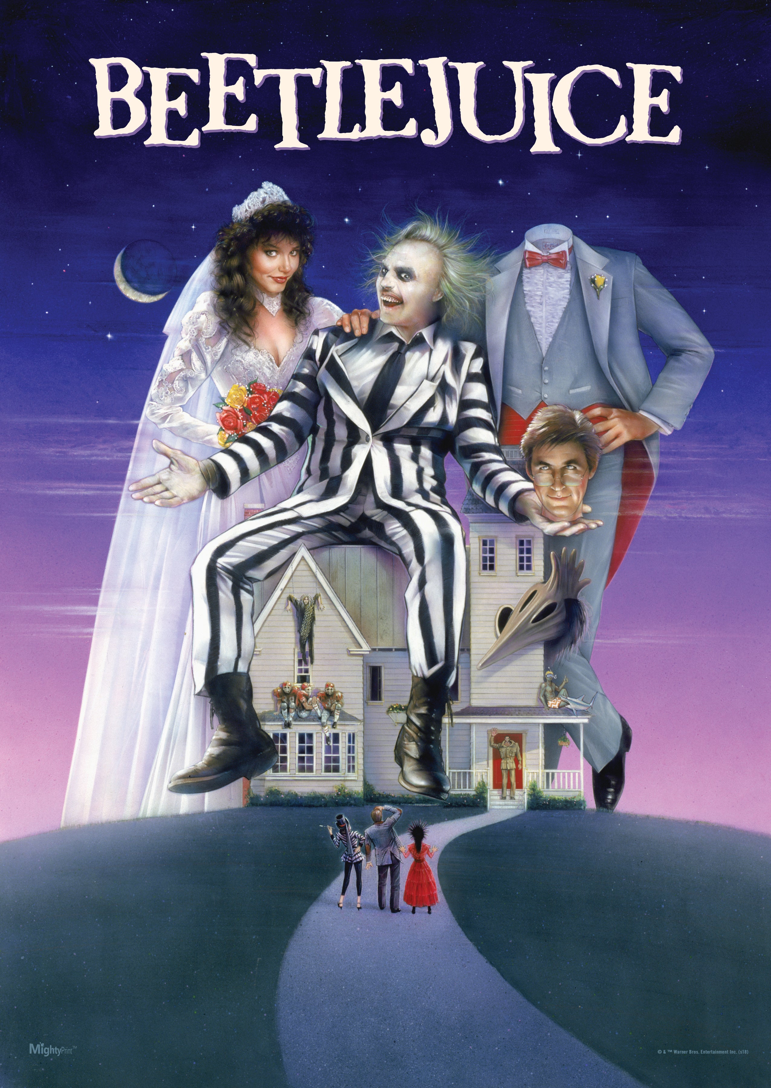 Beetlejuice (Movie Poster) MightyPrint™ Wall Art MP17240437