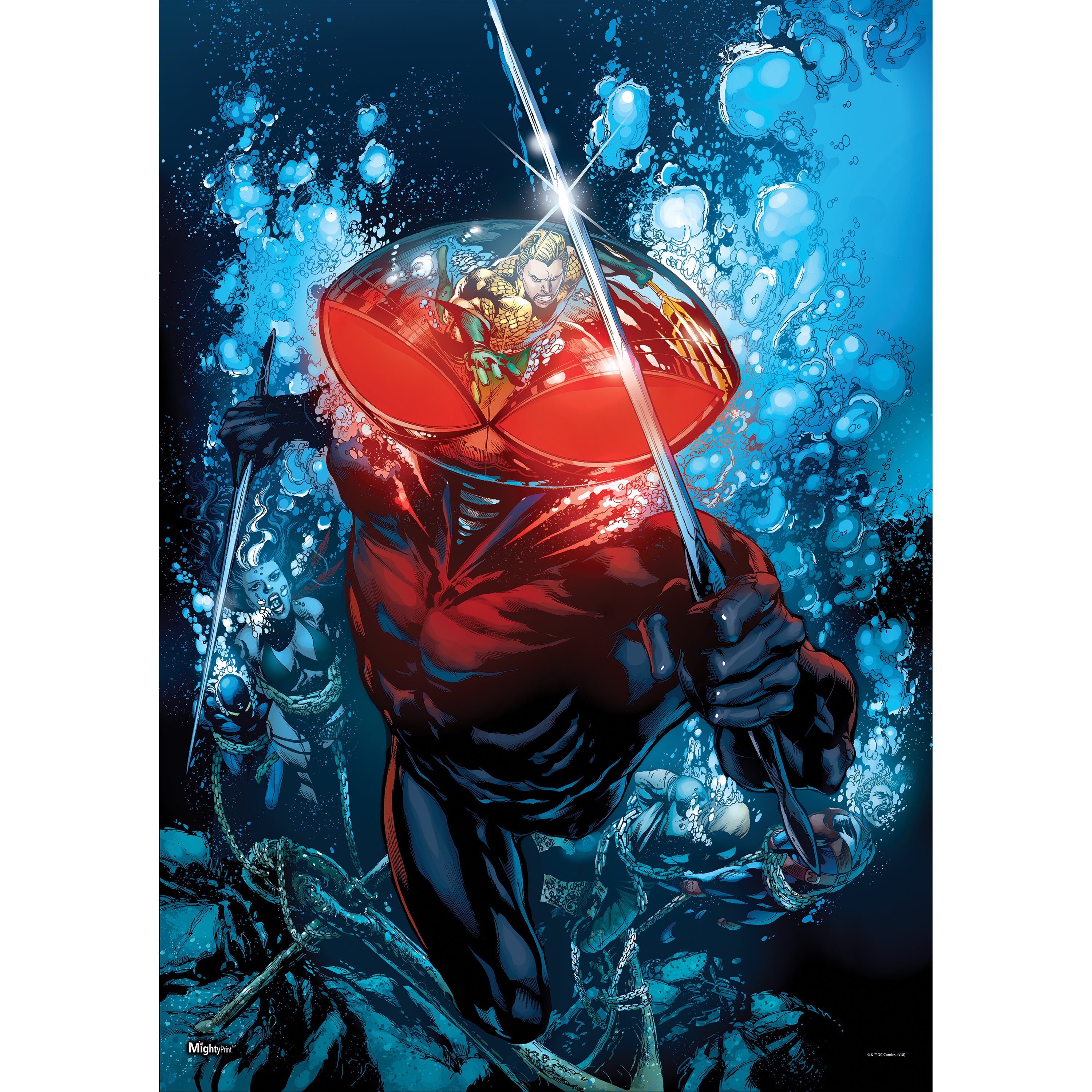 DC Comics (Aquaman - Black Manta Strikes)  MightyPrint™ Wall Art MP17240439