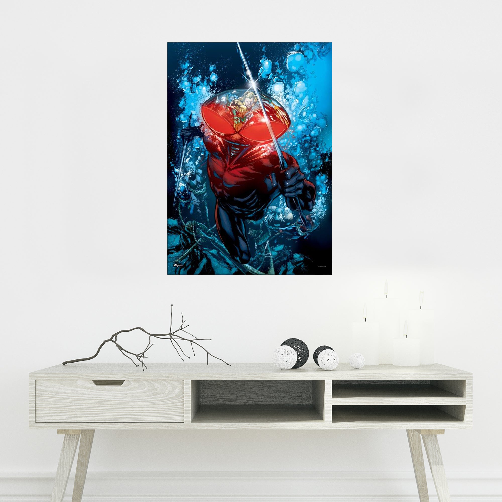 DC Comics (Aquaman - Black Manta Strikes)  MightyPrint™ Wall Art MP17240439