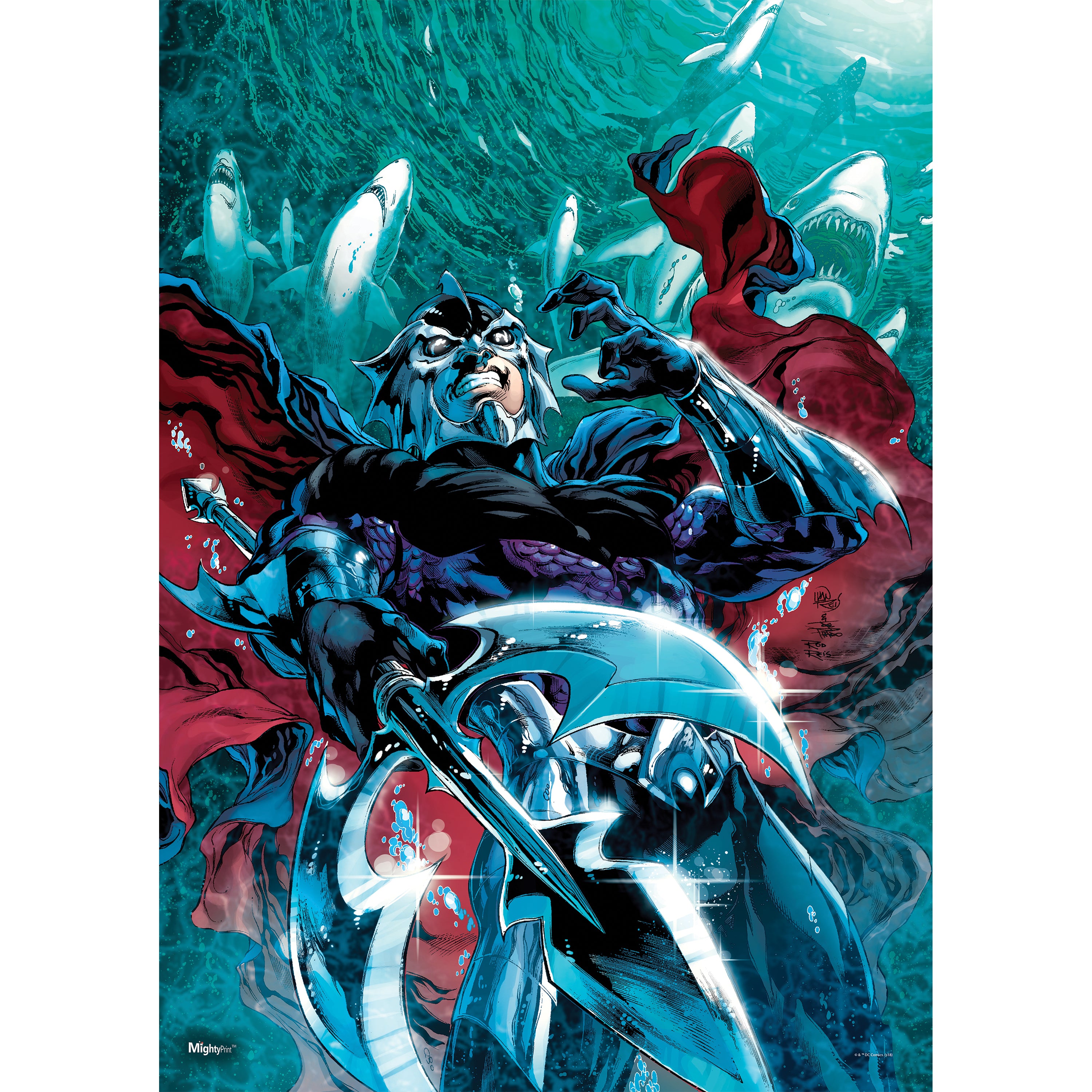 DC Comics (Aquaman - Ocean Master Strikes)  MightyPrint™ Wall Art MP17240440