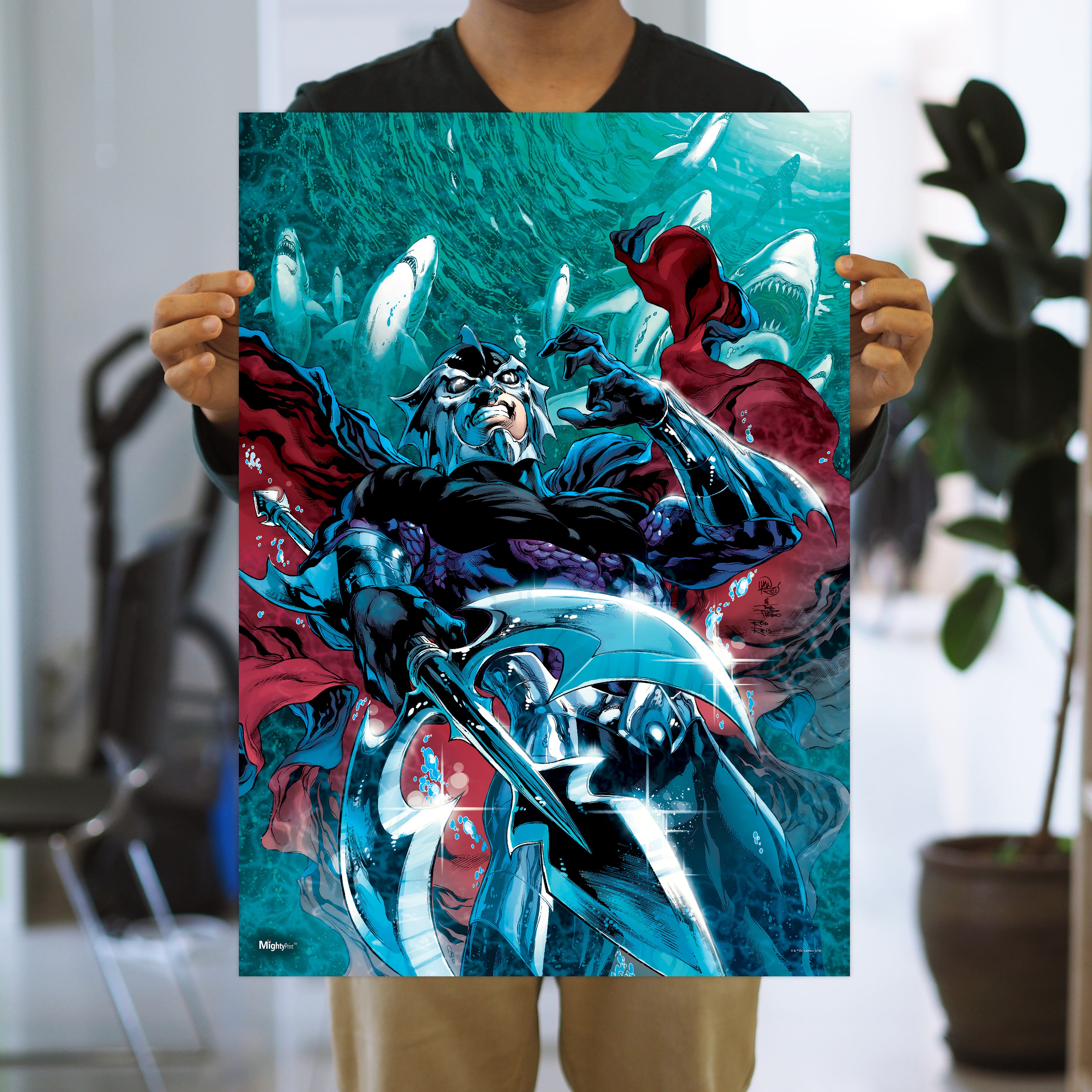 DC Comics (Aquaman - Ocean Master Strikes)  MightyPrint™ Wall Art MP17240440