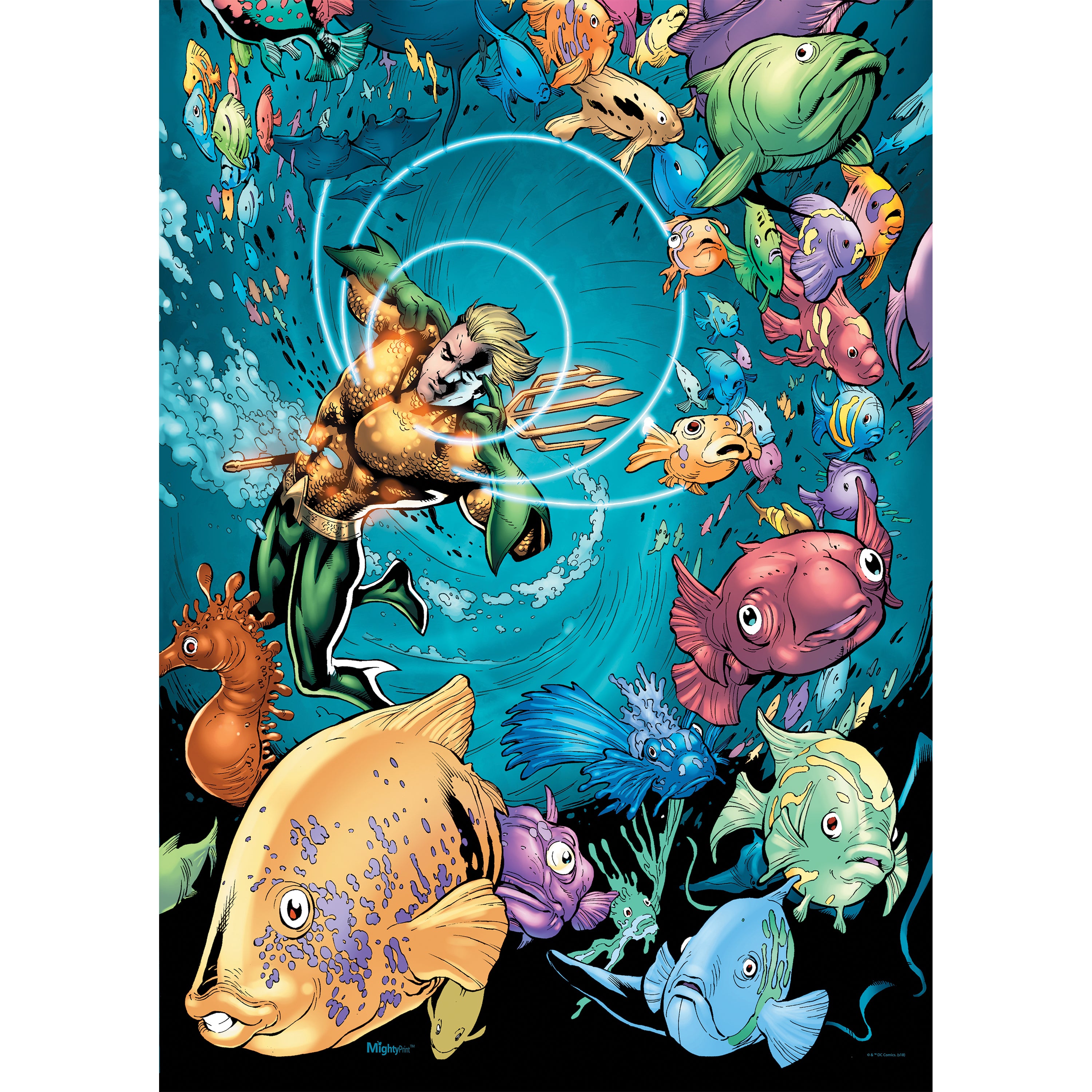 DC Comics (Aquaman - Telepathy) MightyPrint™ Wall Art MP17240441