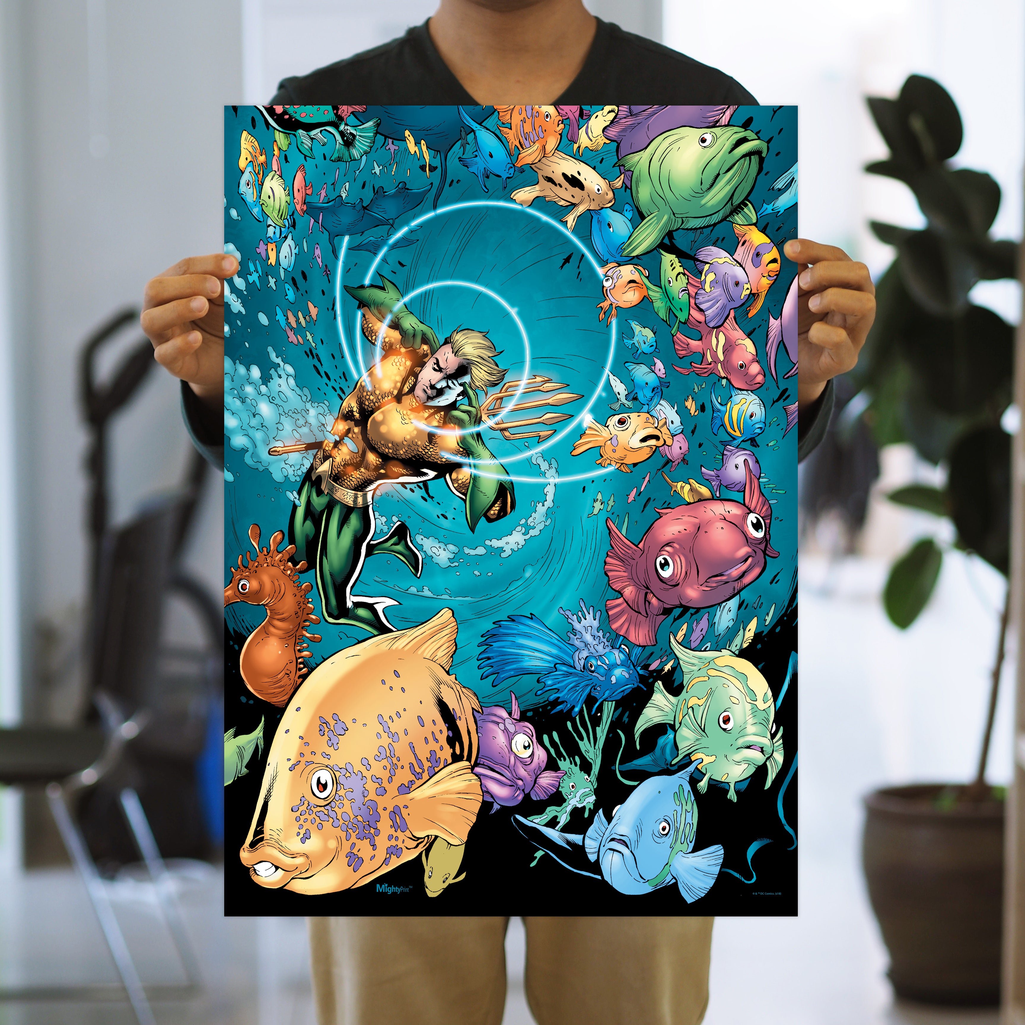 DC Comics (Aquaman - Telepathy) MightyPrint™ Wall Art MP17240441
