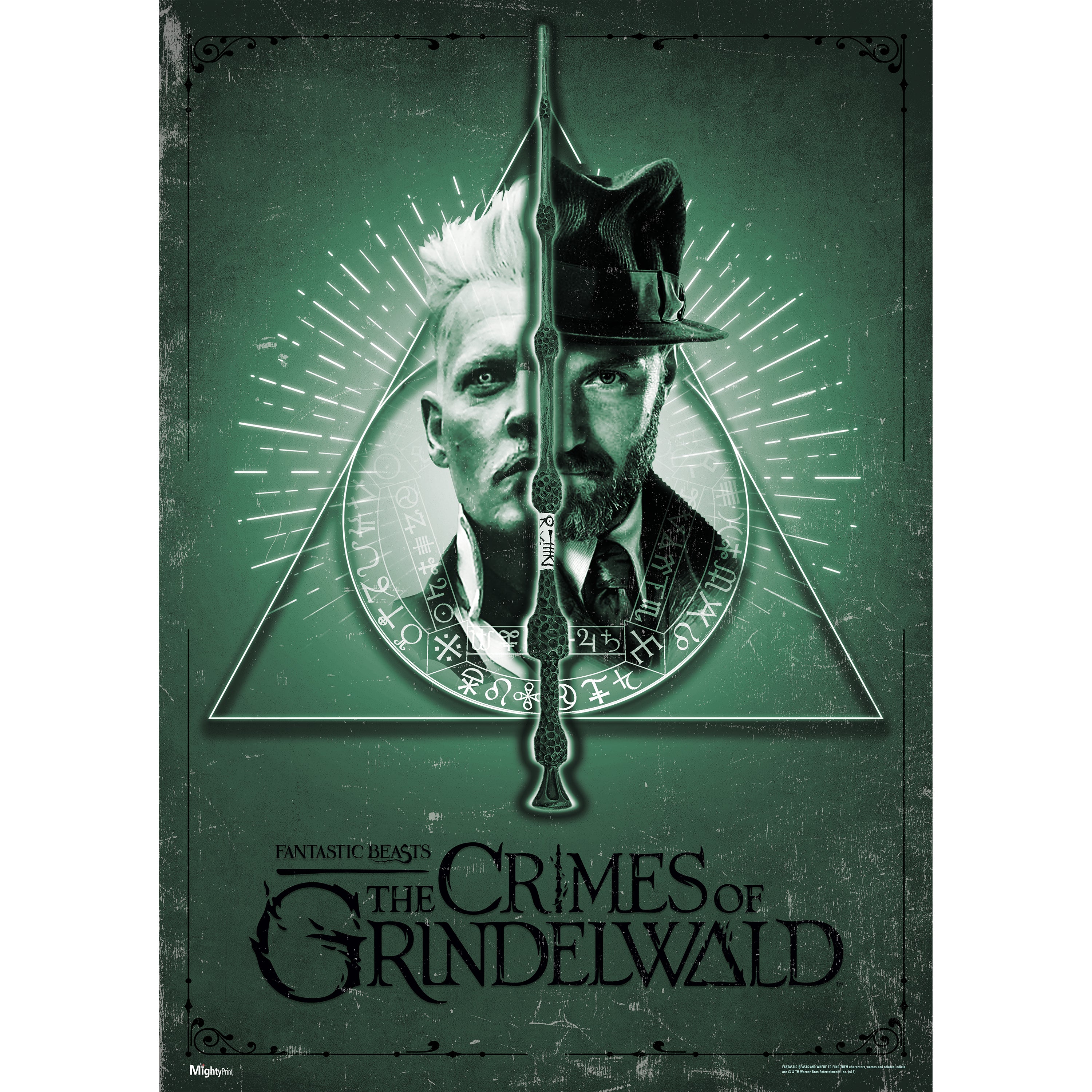 Fantastic Beasts: The Crimes of Grindelwald (Deathly Dual) MightyPrint™ Wall Art MP17240495