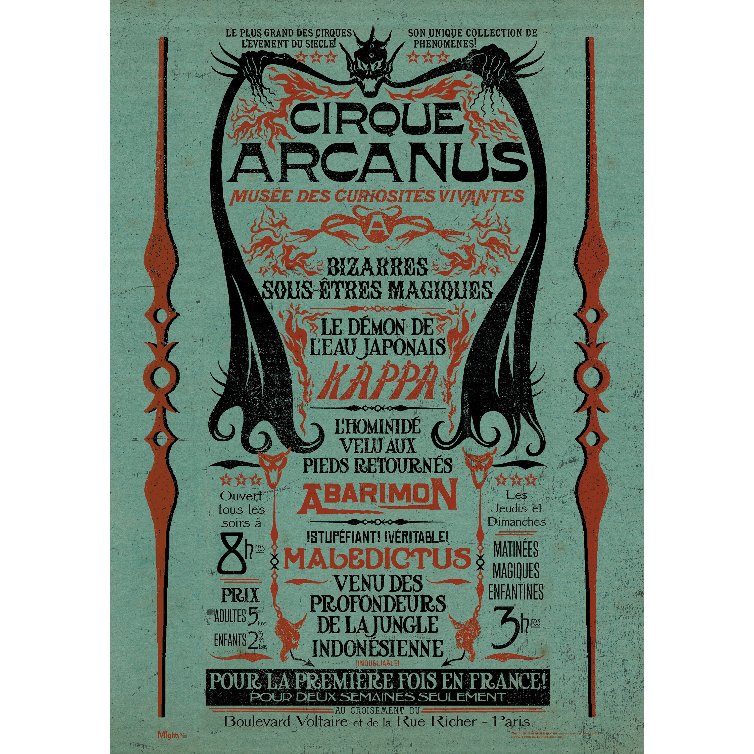 Fantastic Beasts: The Crimes of Grindelwald (Circus Arcanus) MightyPrint™ Wall Art MP17240496
