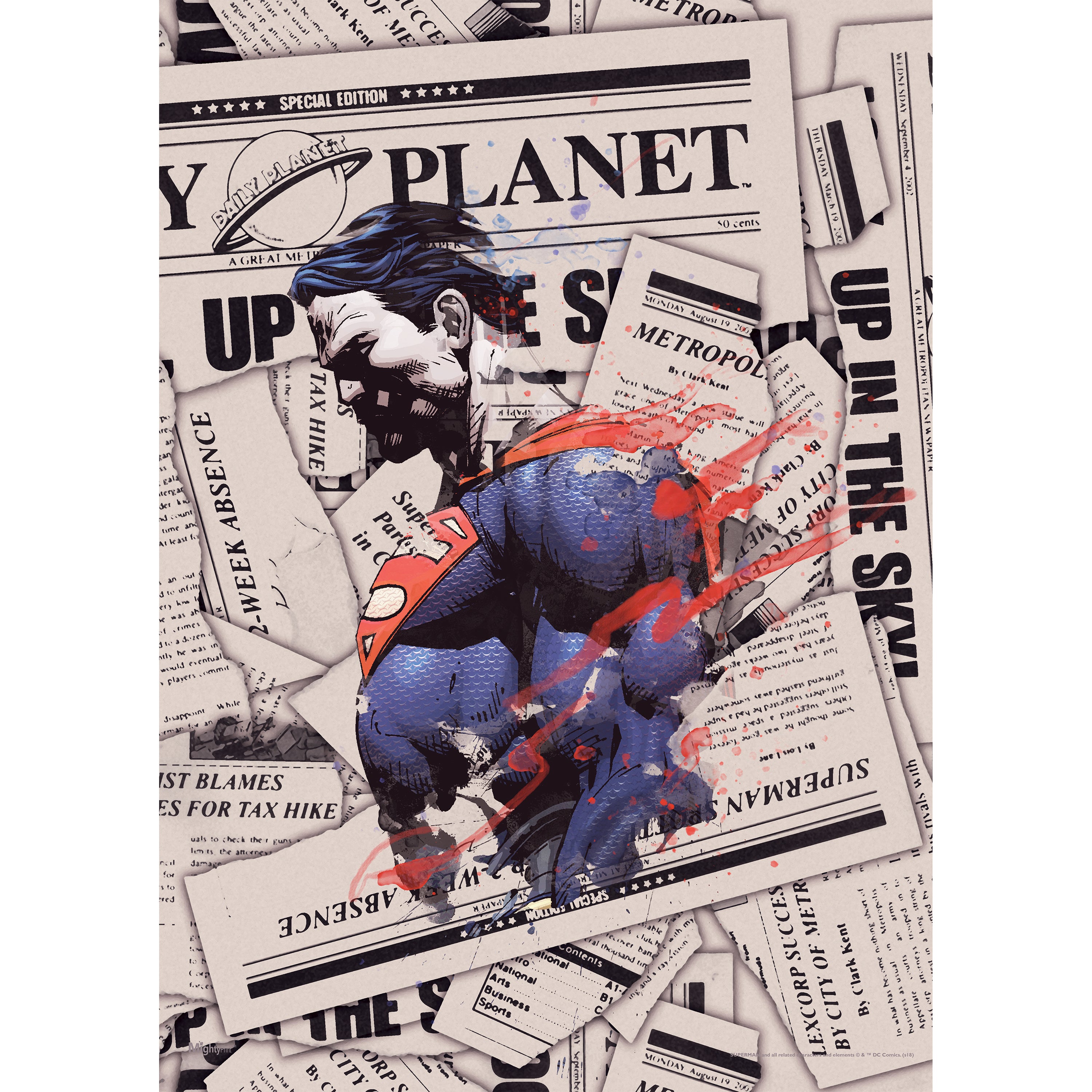 DC Comics (Superman - EXTRA! EXTRA!) MightyPrint™ Wall Art MP17240498