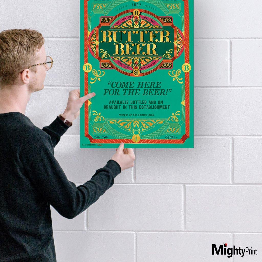Fantastic Beasts: The Crimes of Grindlewald (Butterbeer™) MightyPrint™ Wall Art MP17240507
