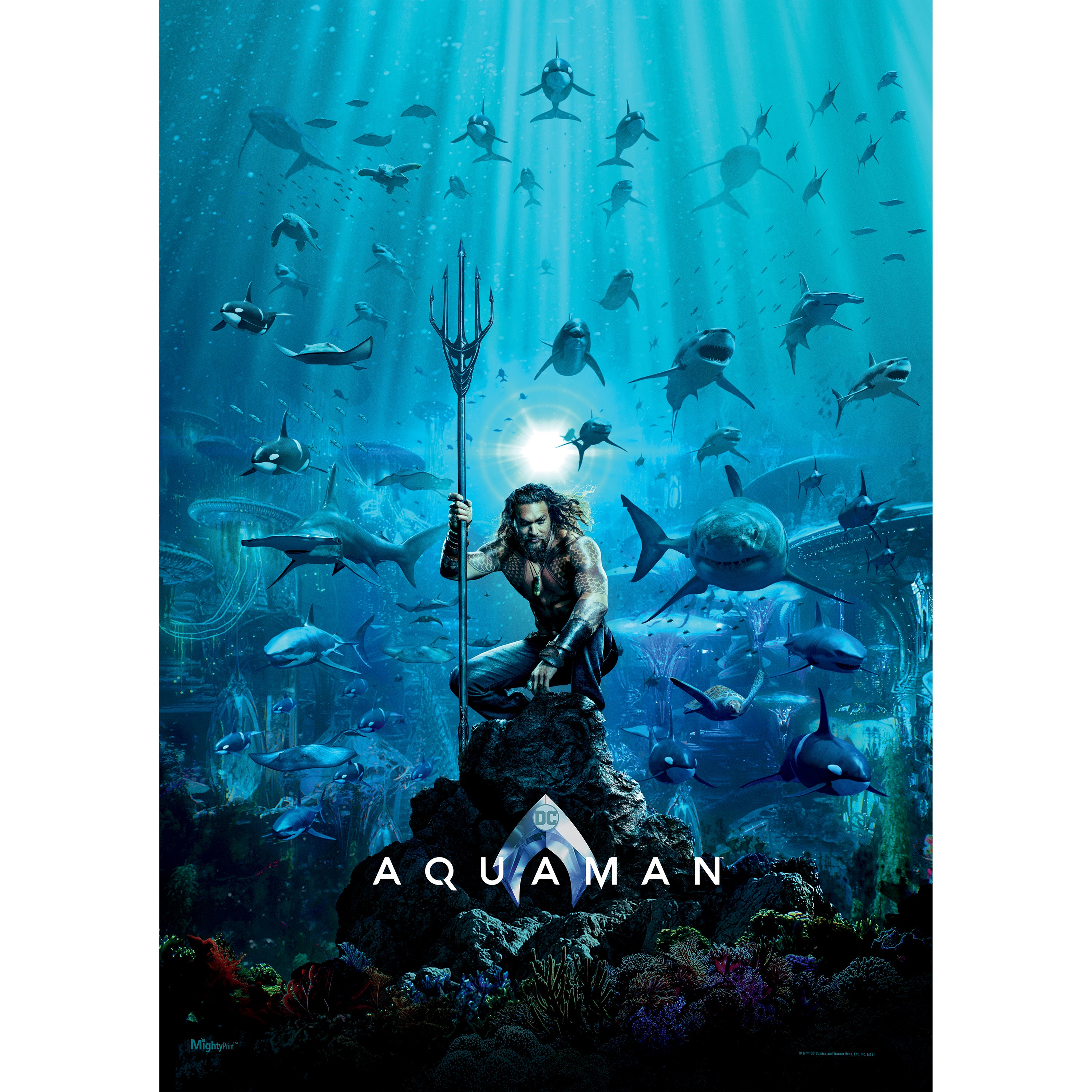 Aquaman (Movie Poster) MightyPrint™ Wall Art MP17240515