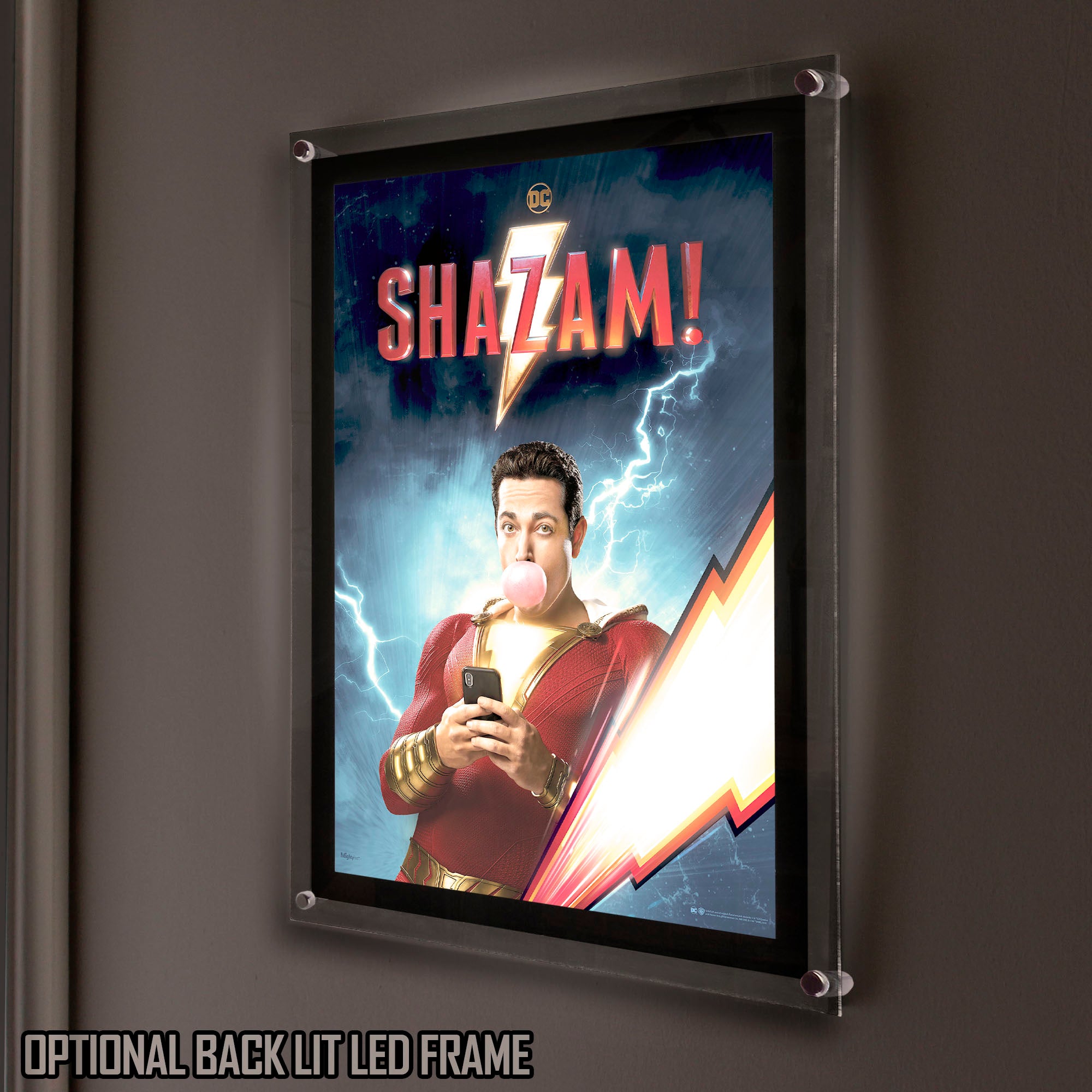 Shazam (Electric Hero) MightyPrint™ Wall Art MP17240519