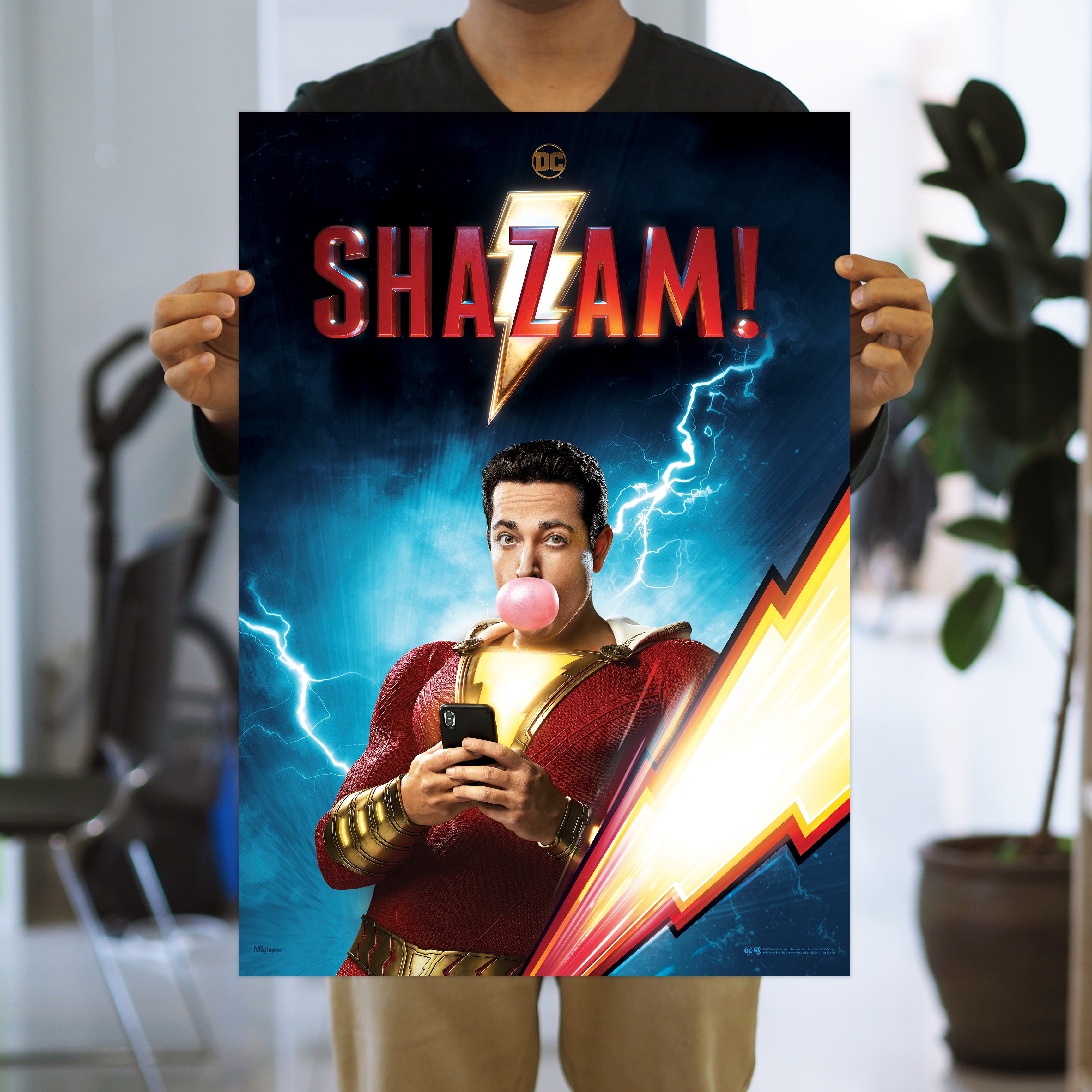 Shazam (Electric Hero) MightyPrint™ Wall Art MP17240519