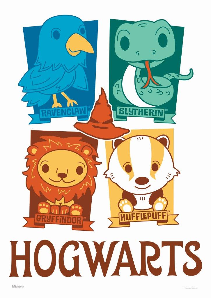 Harry Potter (Chibi Hogwarts Houses) MightyPrint™ Wall Art MP17240525