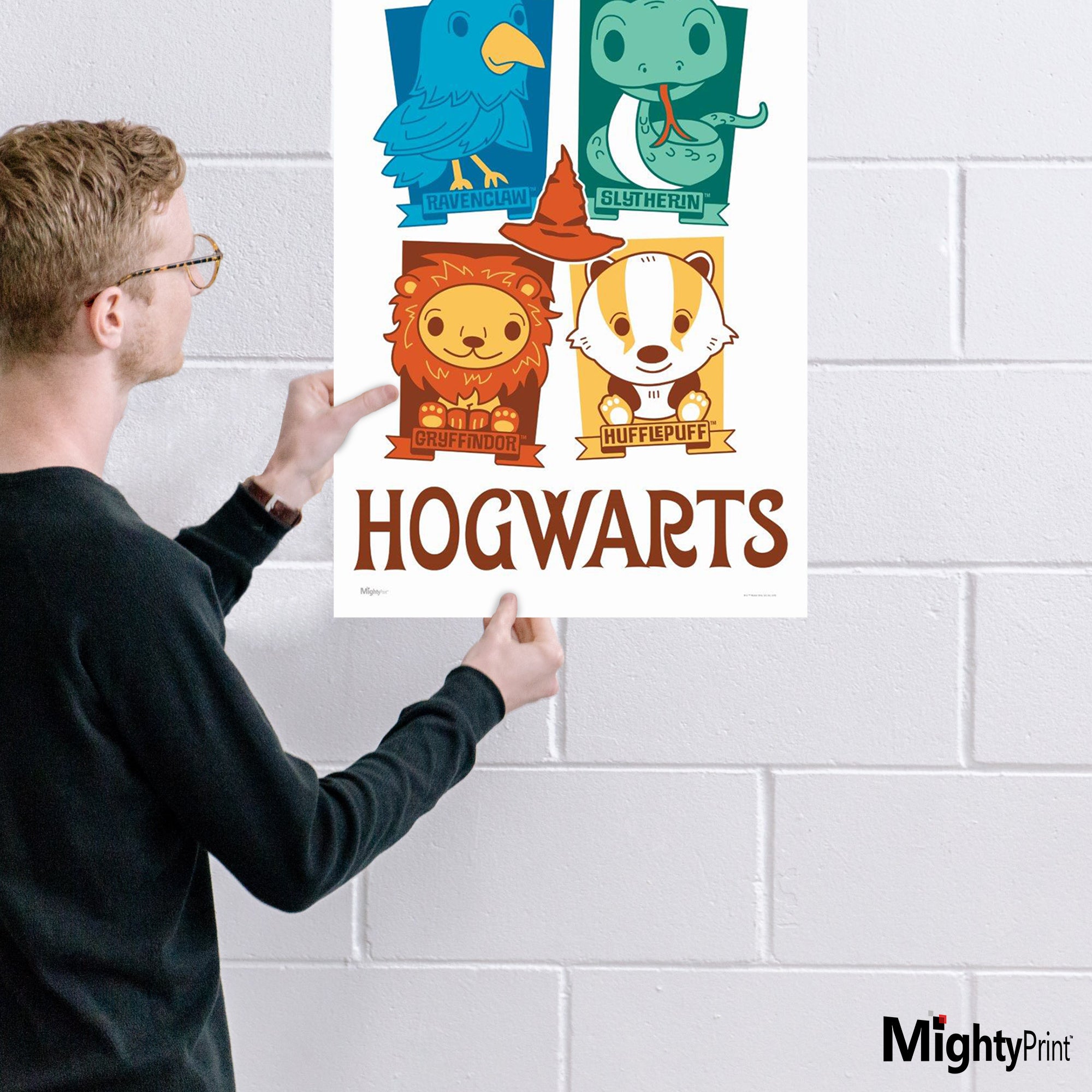 Harry Potter (Chibi Hogwarts Houses) MightyPrint™ Wall Art MP17240525