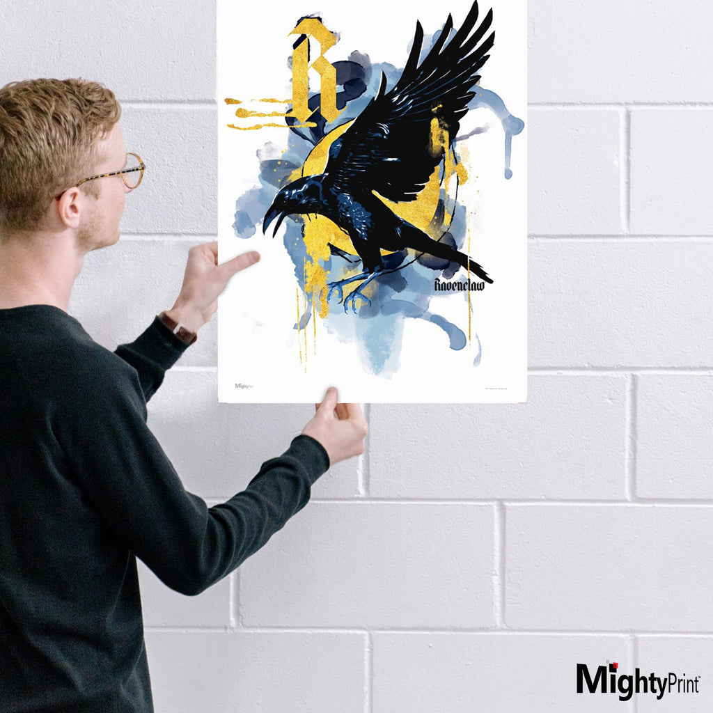 Harry Potter (House Urban Watercolor - Ravenclaw) MightyPrint™ Wall Art MP17240528