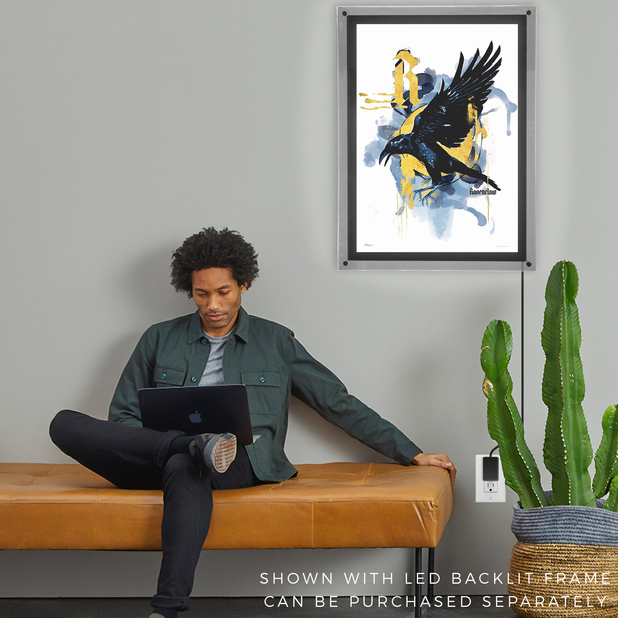 Harry Potter (House Urban Watercolor - Ravenclaw) MightyPrint™ Wall Art MP17240528