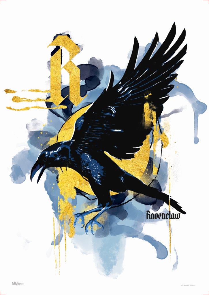 Harry Potter (House Urban Watercolor - Ravenclaw) MightyPrint™ Wall Art MP17240528