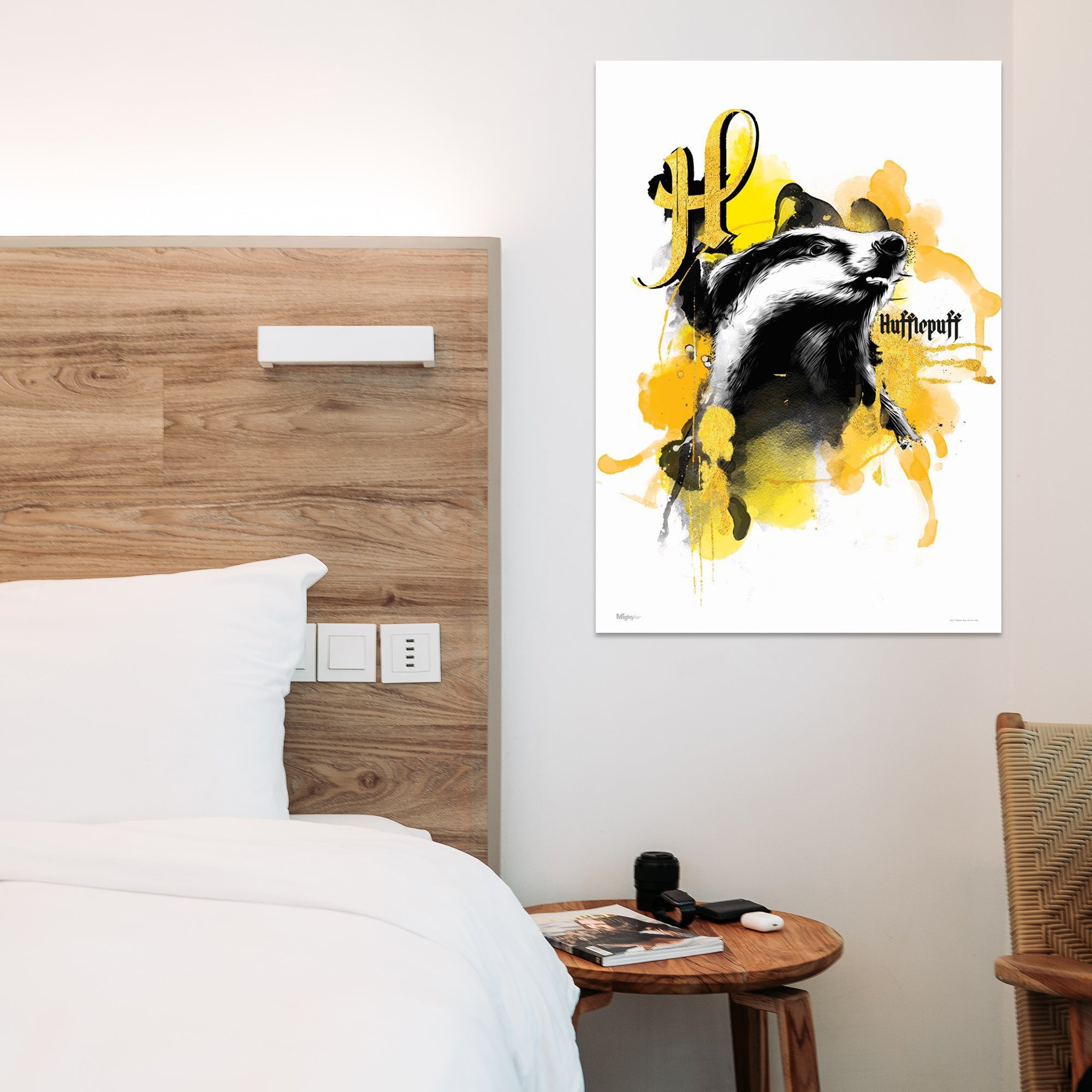 Harry Potter (House Urban Watercolor - Hufflepuff) MightyPrint™ Wall Art MP17240529