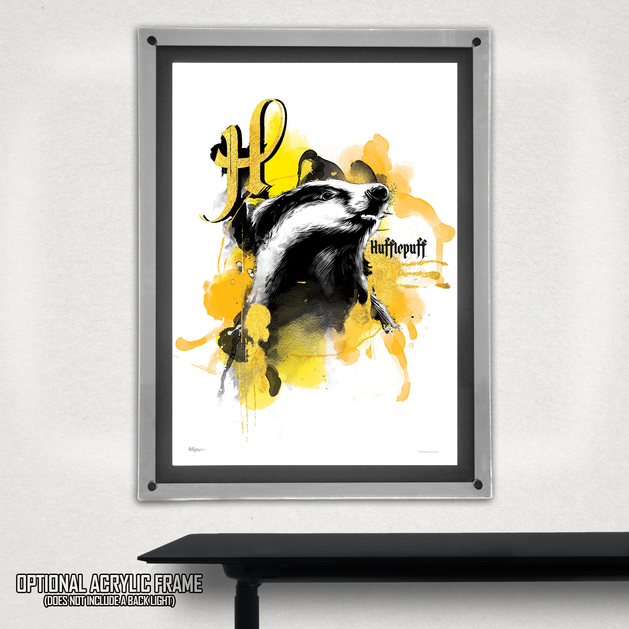 Harry Potter (House Urban Watercolor - Hufflepuff) MightyPrint™ Wall Art MP17240529