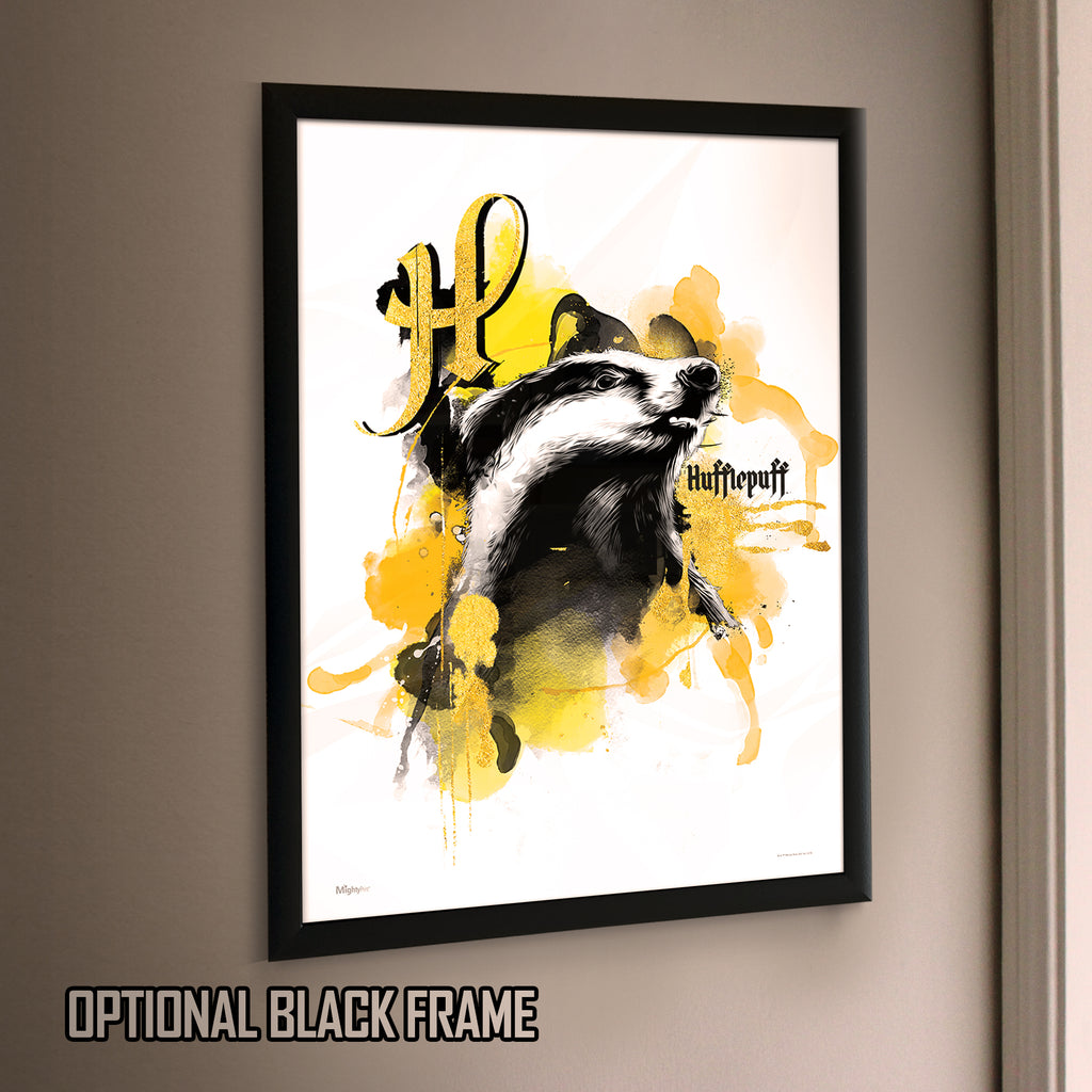 Harry Potter (House Urban Watercolor - Hufflepuff) MightyPrint™ Wall Art MP17240529