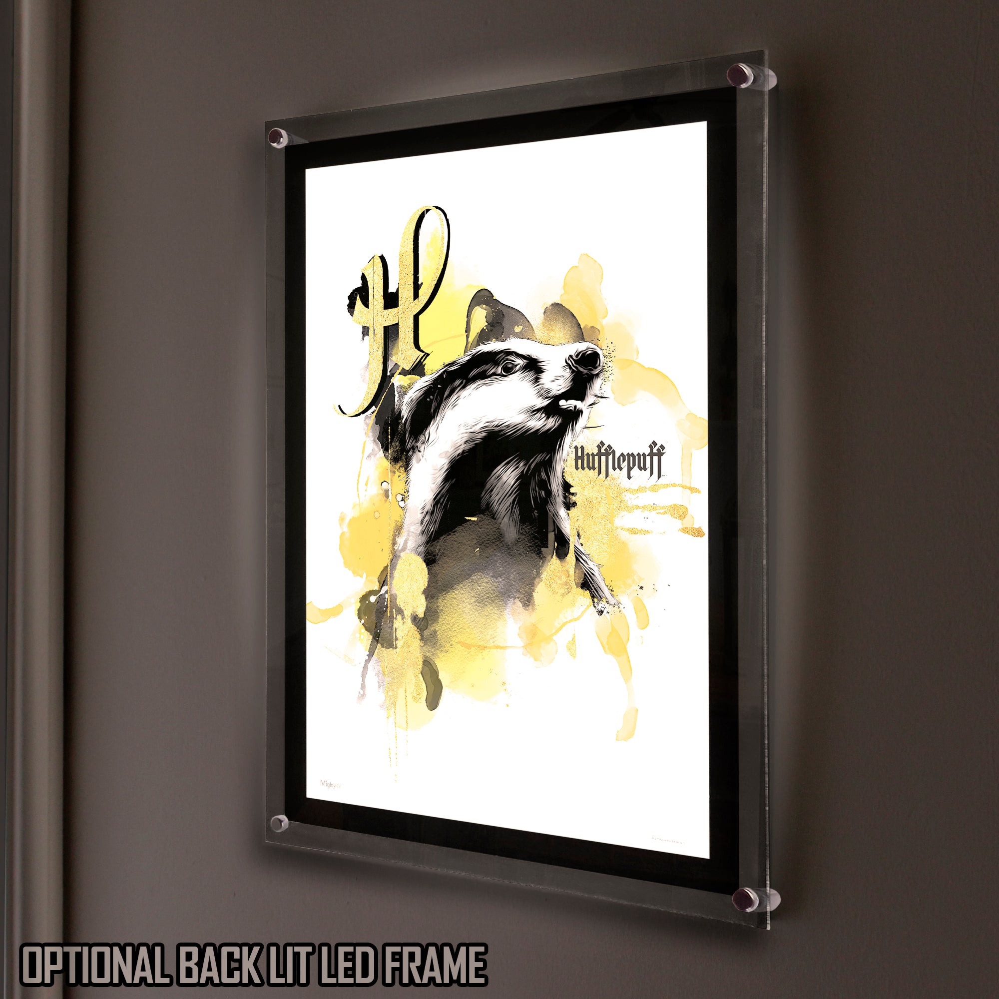 Harry Potter (House Urban Watercolor - Hufflepuff) MightyPrint™ Wall Art MP17240529
