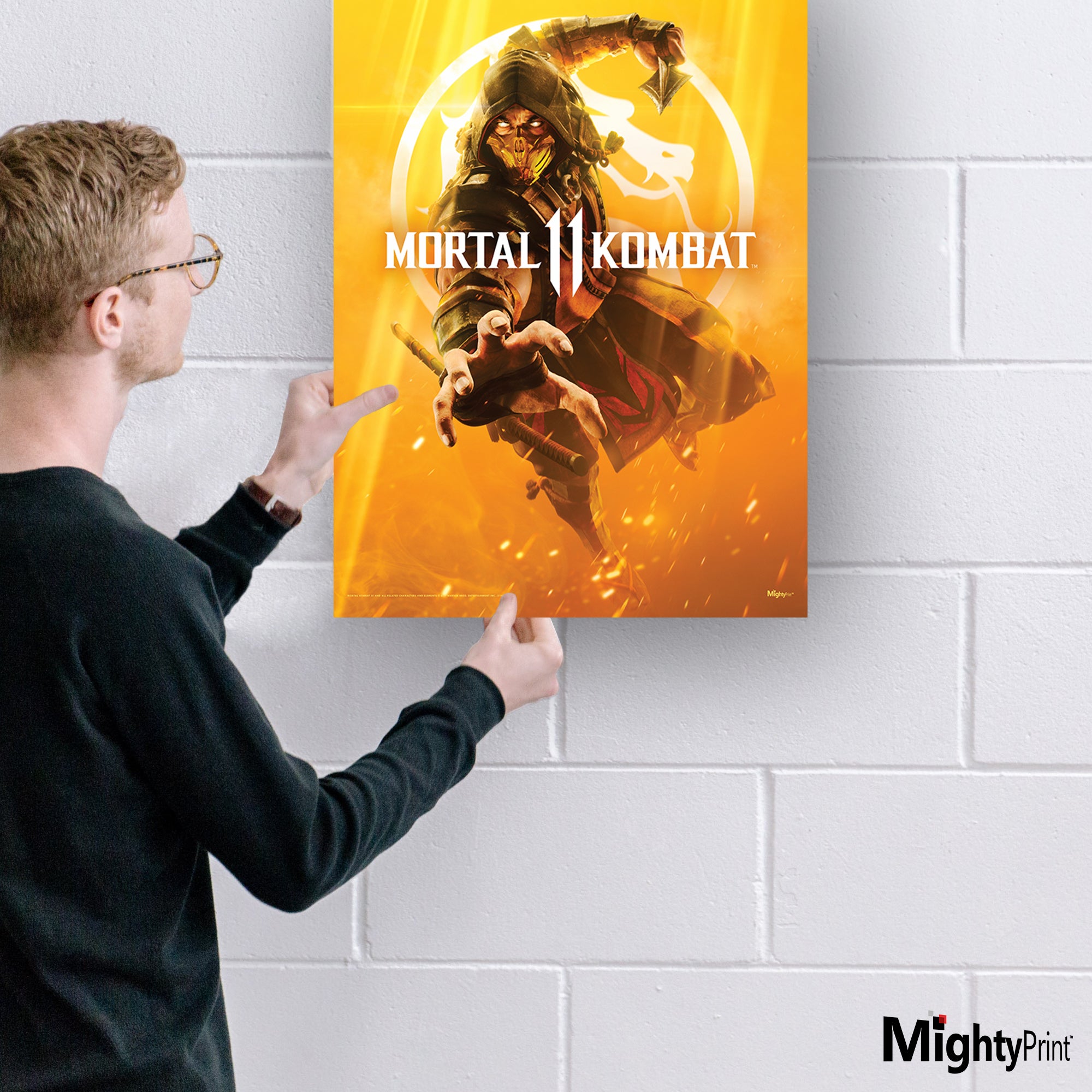 Mortal Kombat 11 (Get Over Here) MightyPrint™ Wall Art MP17240534
