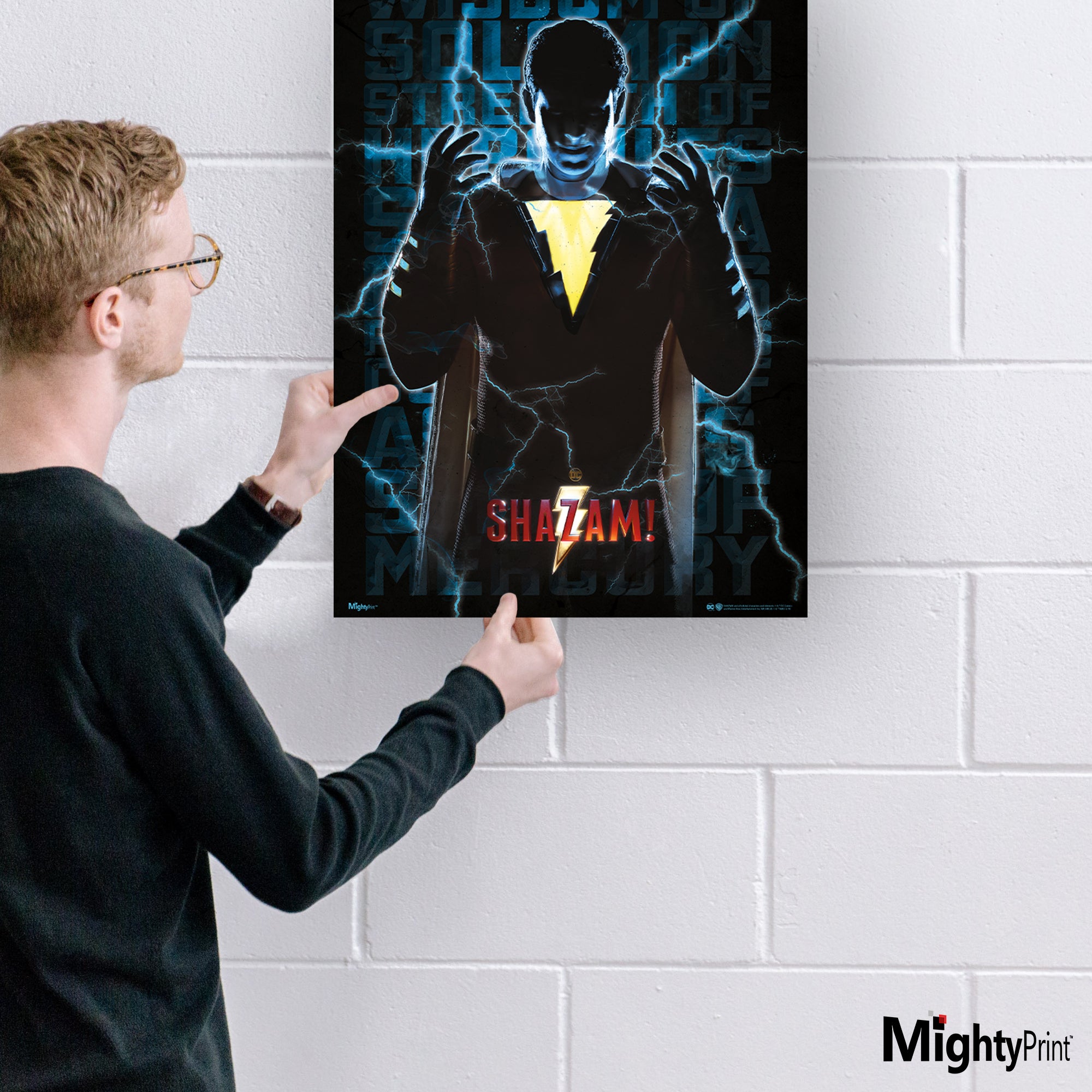 Shazam (Blue Electric) MightyPrint™ MP17240538