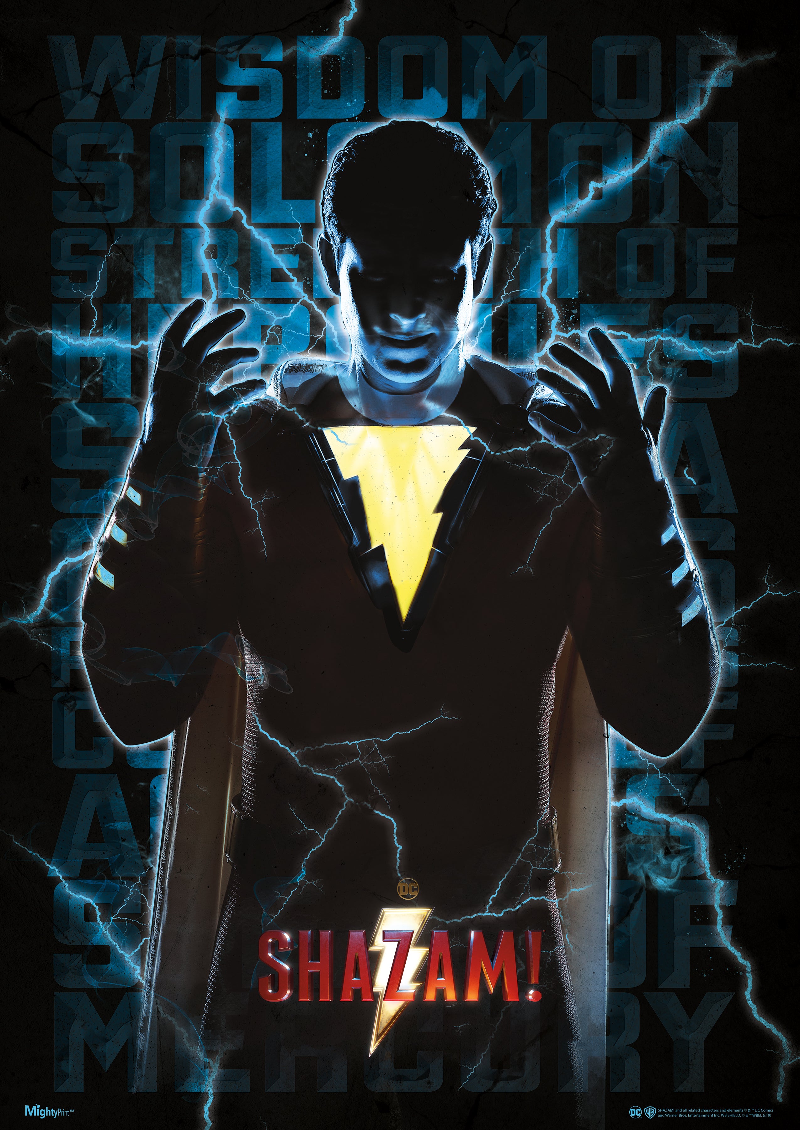 Shazam (Blue Electric) MightyPrint™ MP17240538