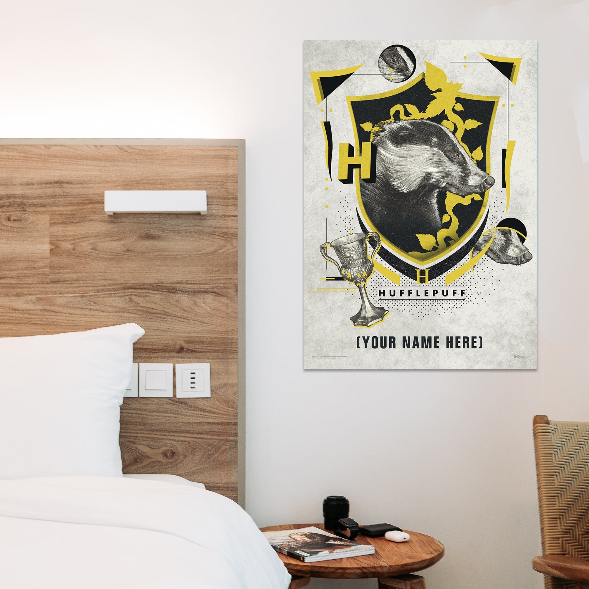 Harry Potter (Hufflepuff Magical Mischief - Personalized) MightyPrint™ Wall Art MP17240551